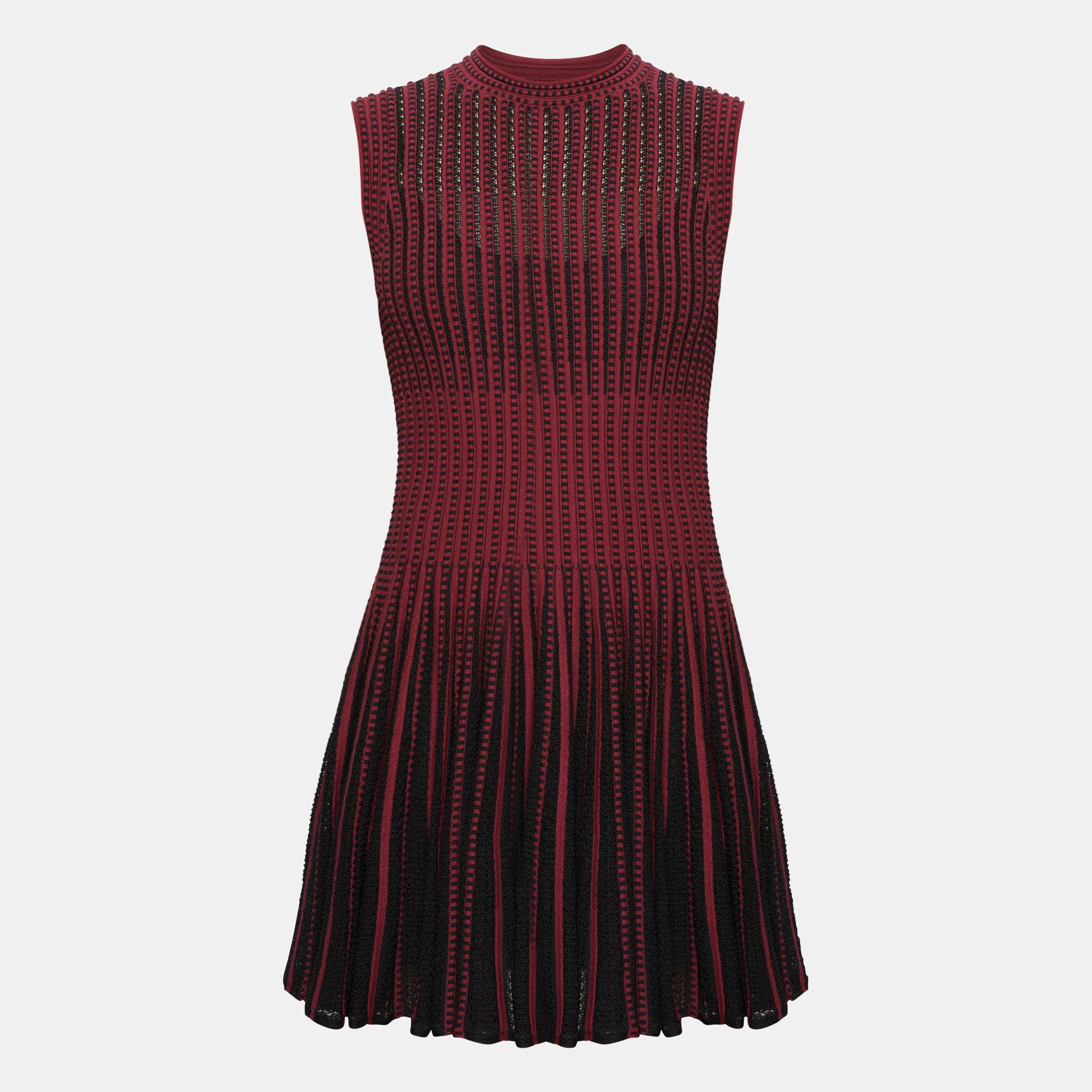 Knit Novelty Checker Dress