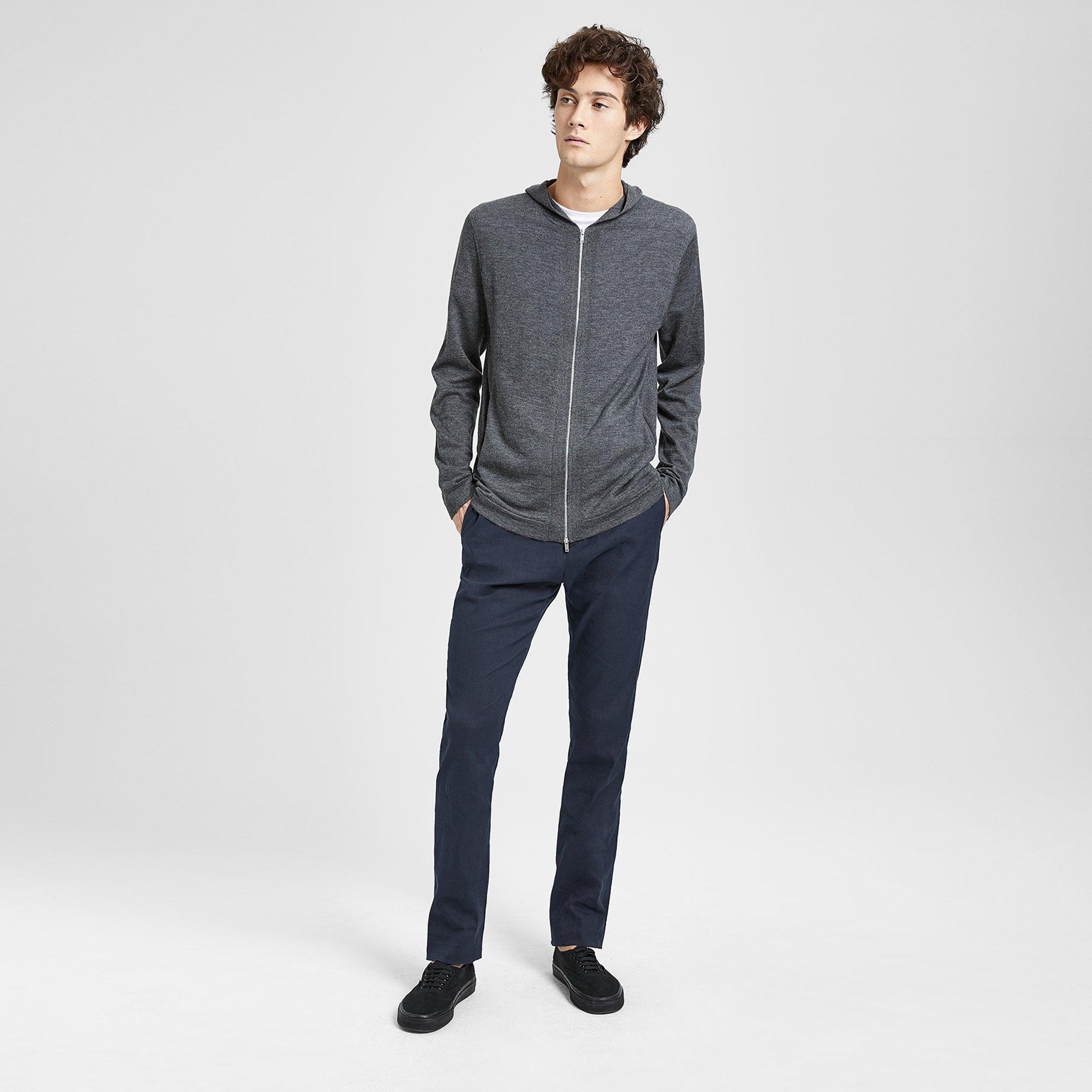 Zip Hoodie in Cashmere
