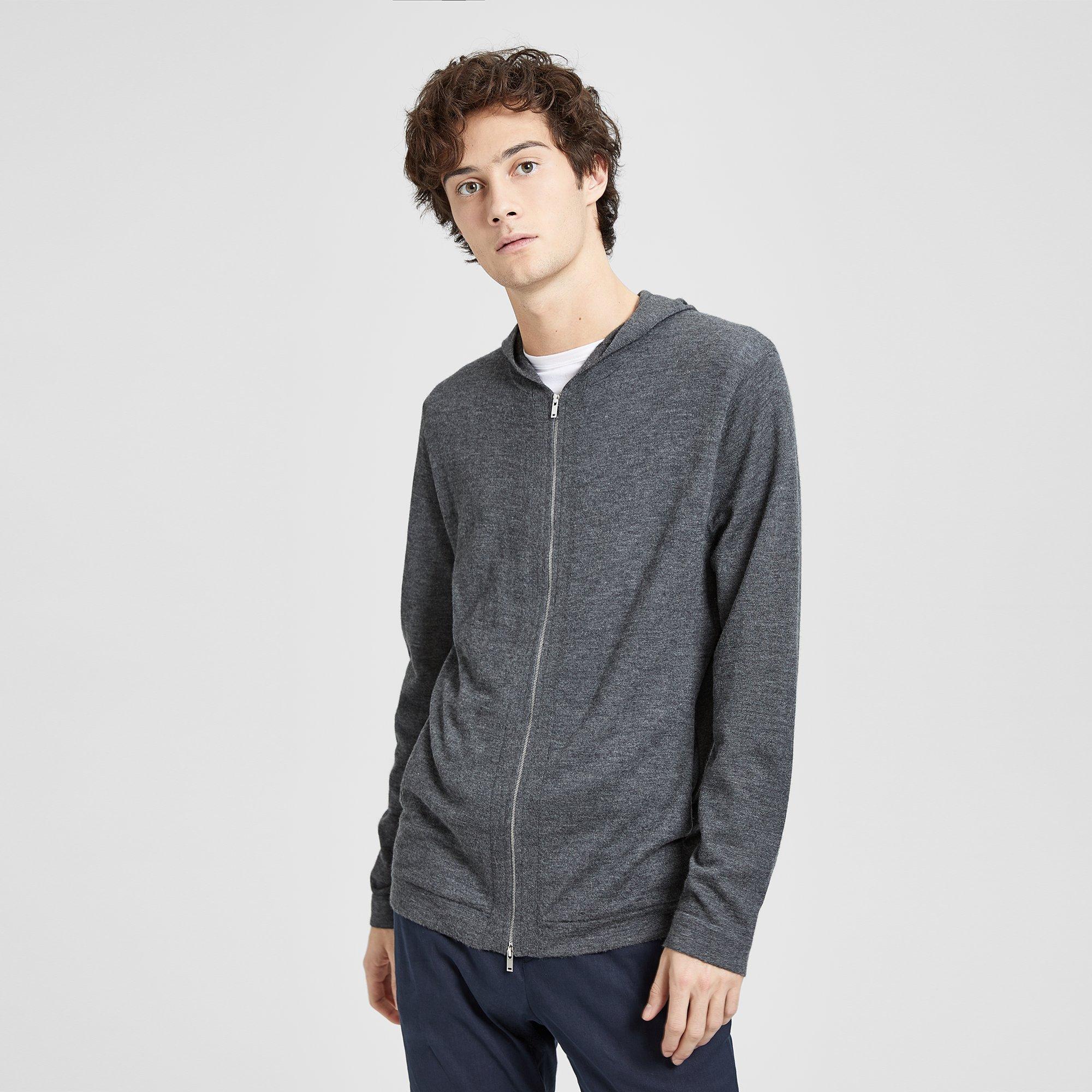 Zip Hoodie in Cashmere