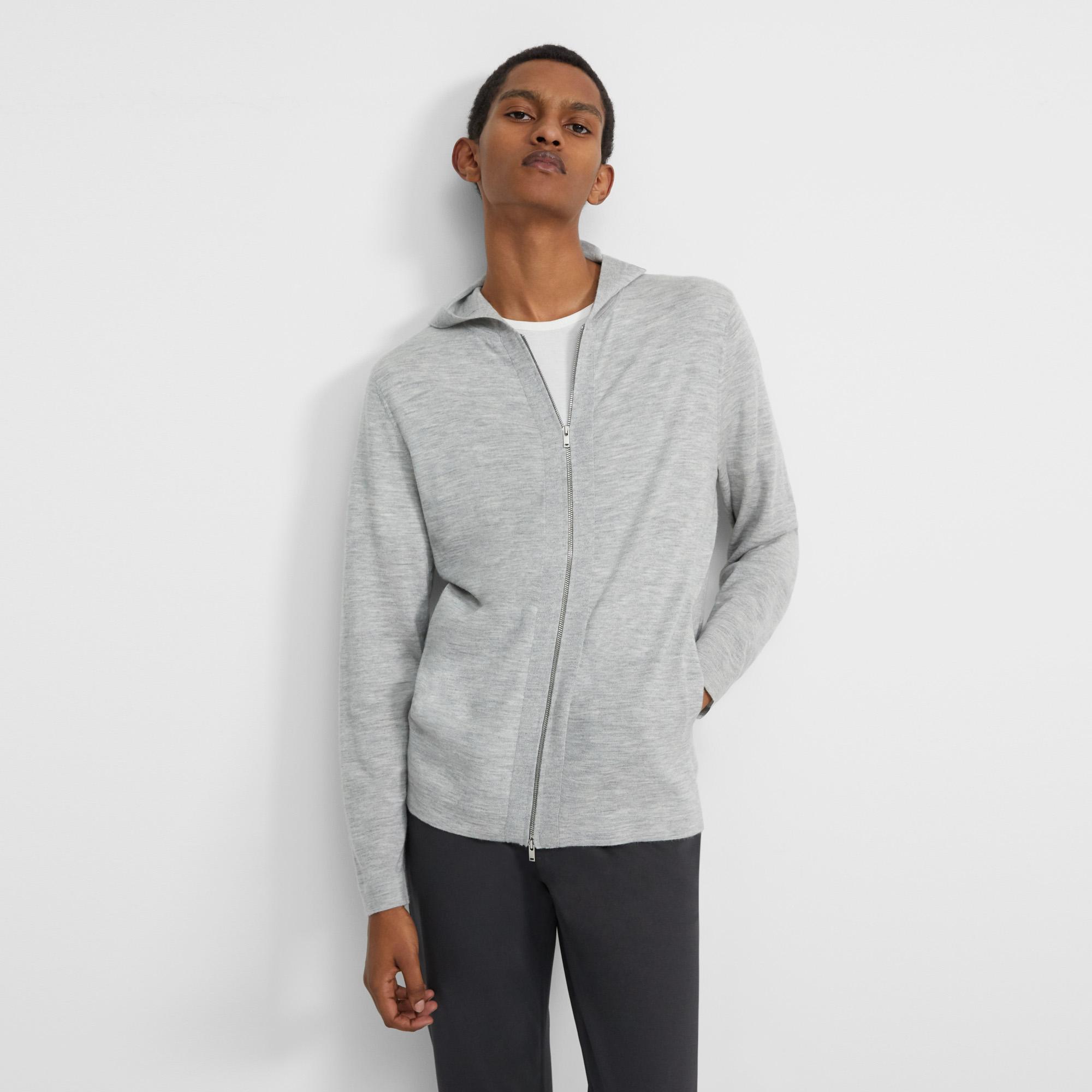 Zip Hoodie in Cashmere