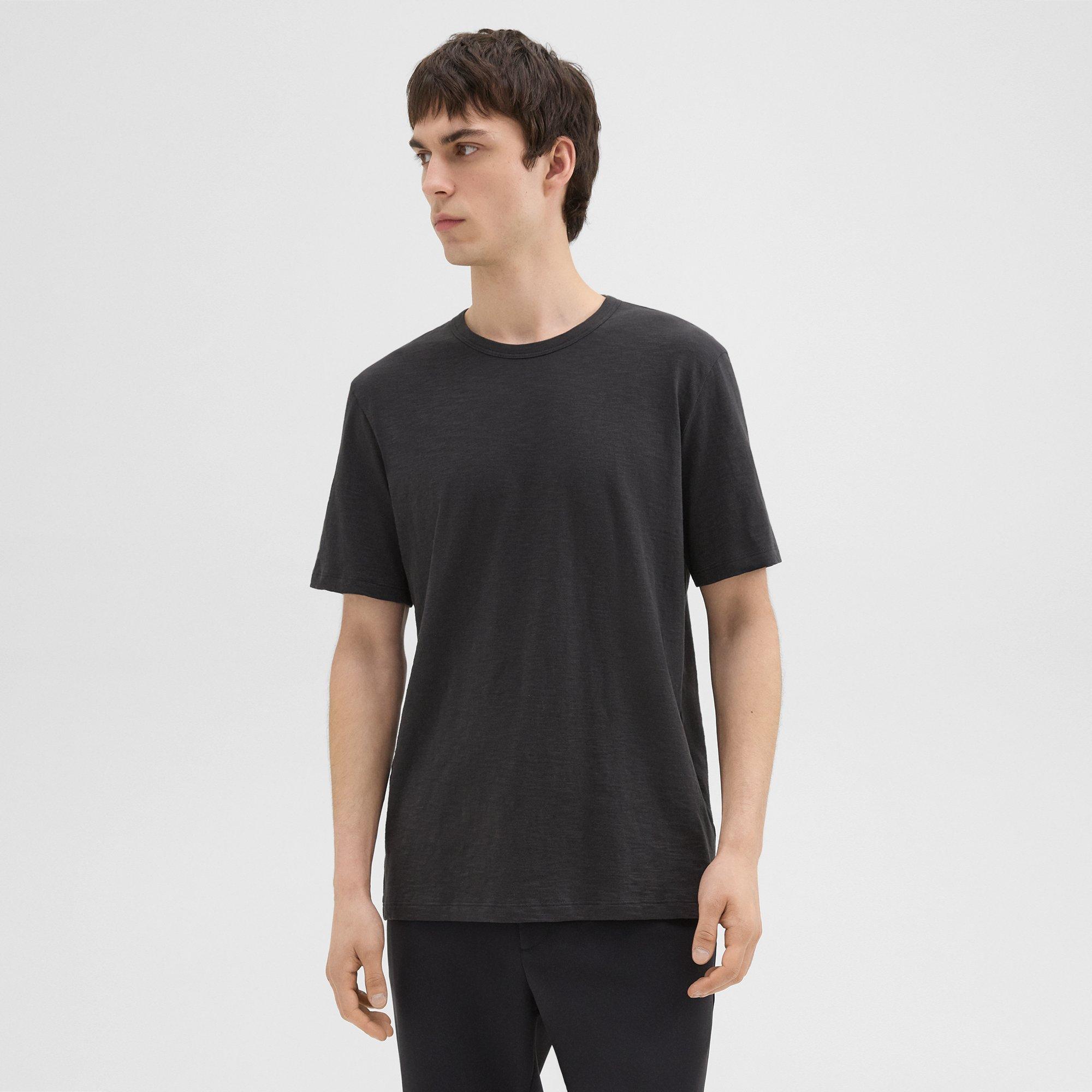 Theory Essential Tee in Cosmos Slub Cotton