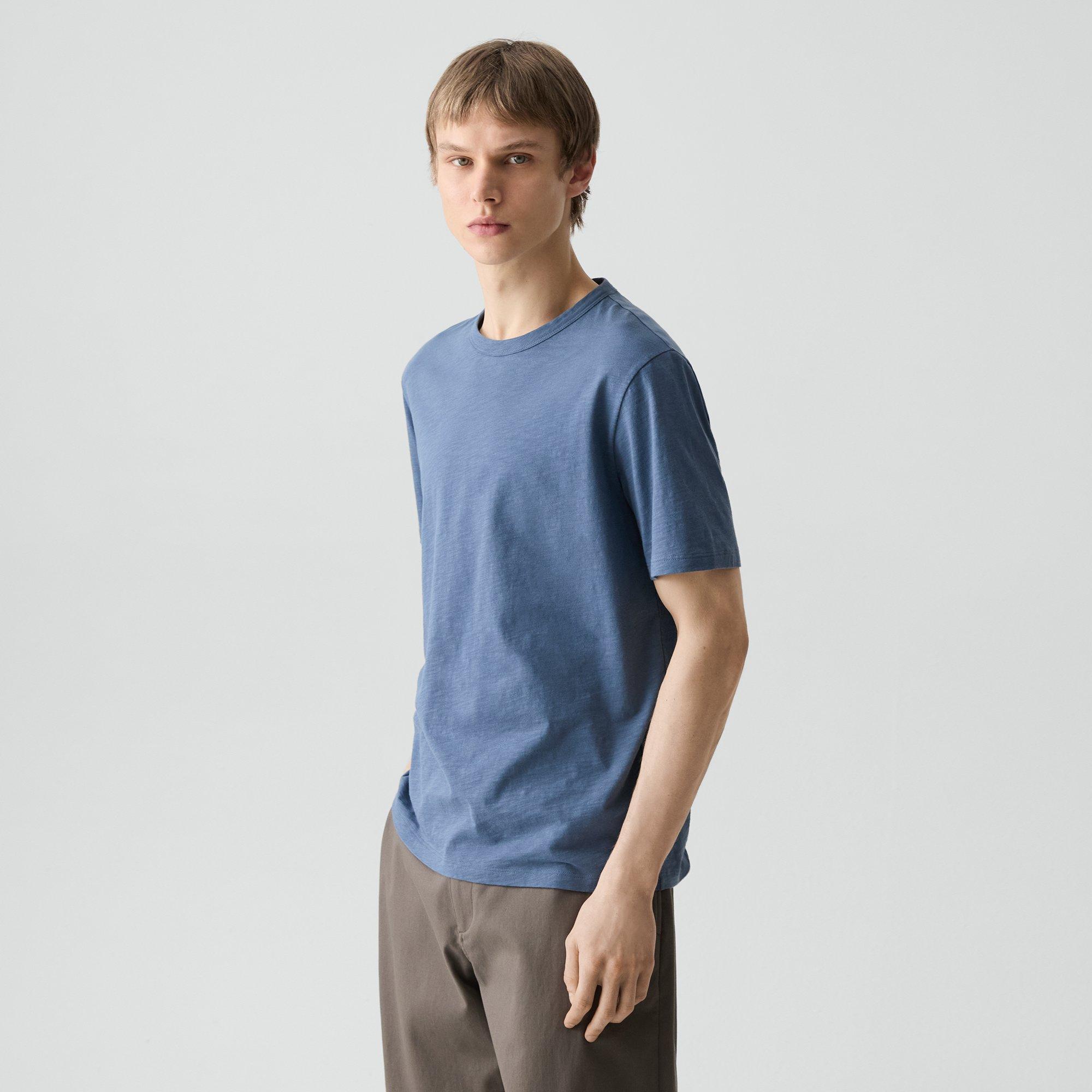 Essential Tee in Cosmos Slub Cotton