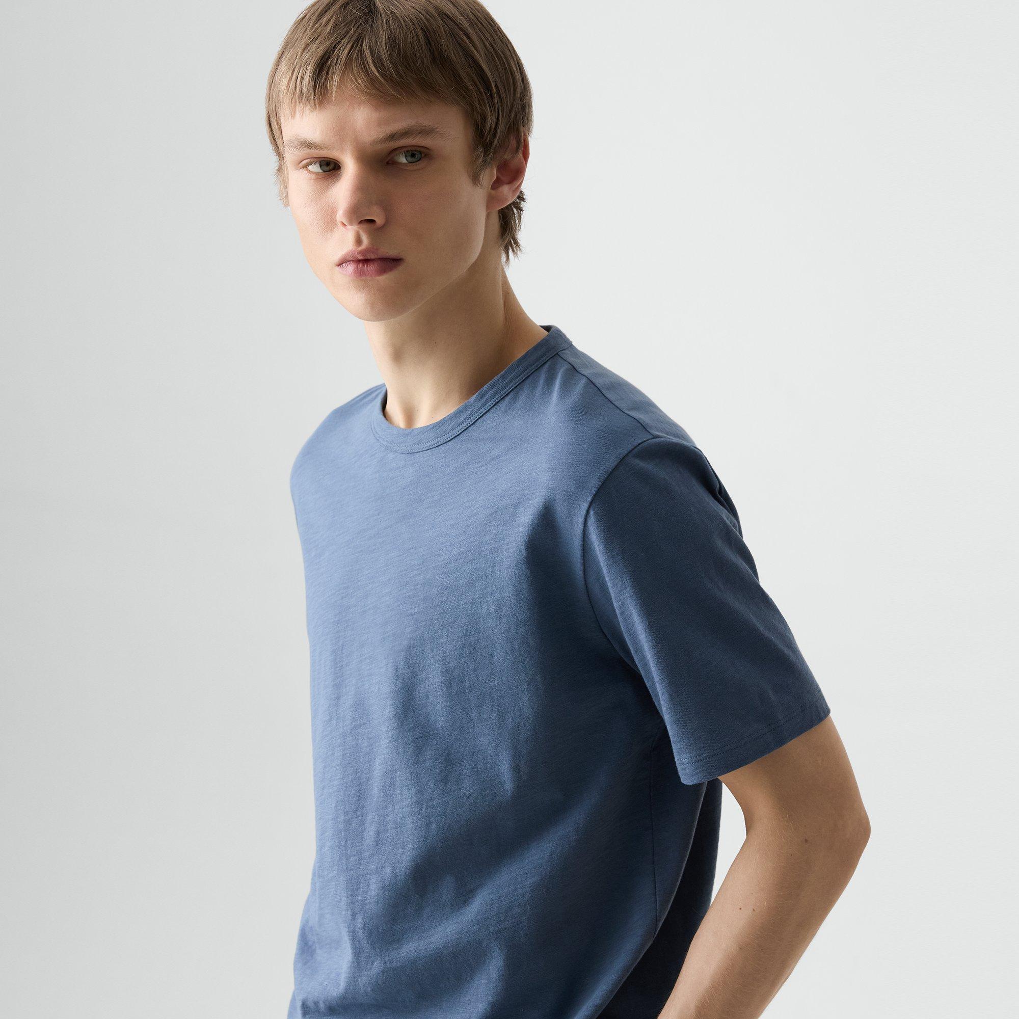 Essential Tee in Cosmos Slub Cotton