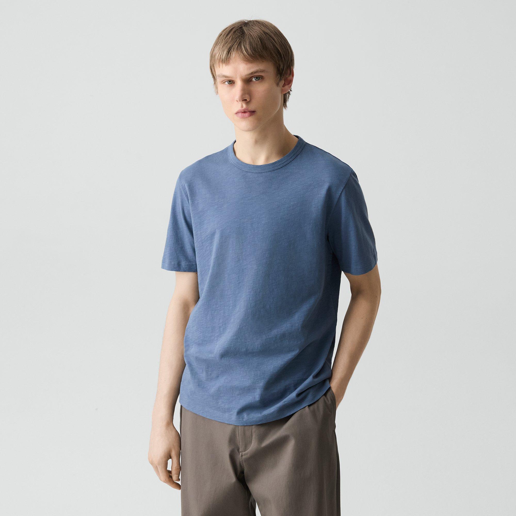 Essential Tee in Cosmos Slub Cotton