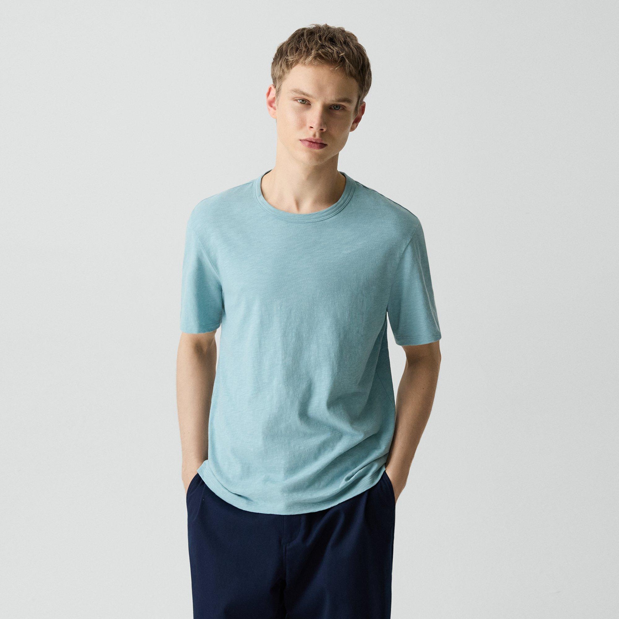 Essential Tee in Cosmos Slub Cotton