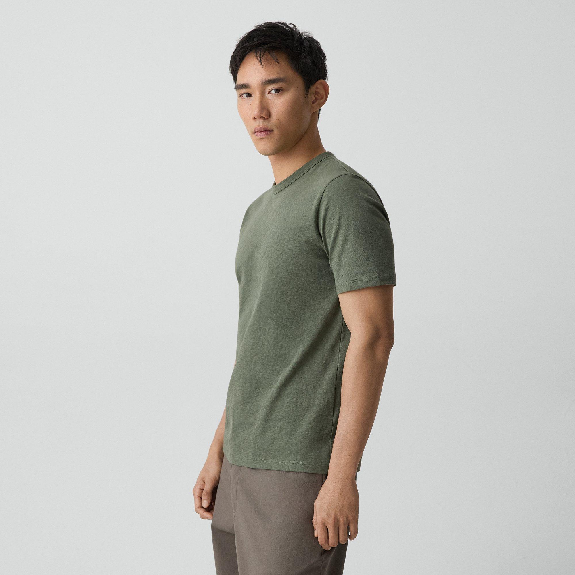 Essential Tee in Cosmos Slub Cotton