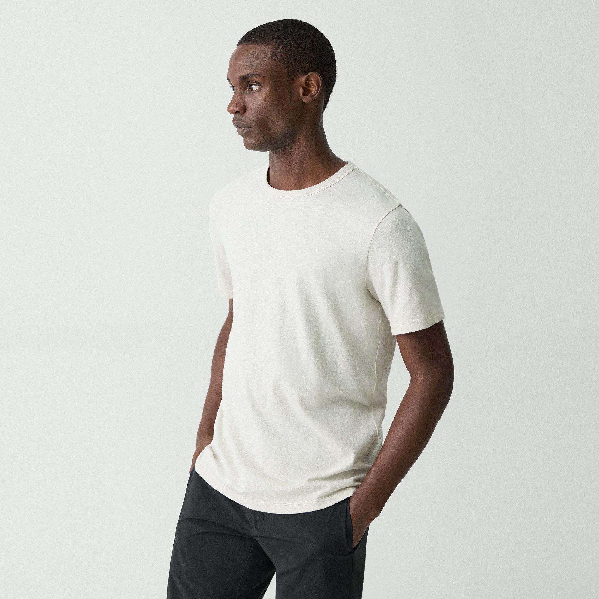 Essential Tee in Cosmos Slub Cotton