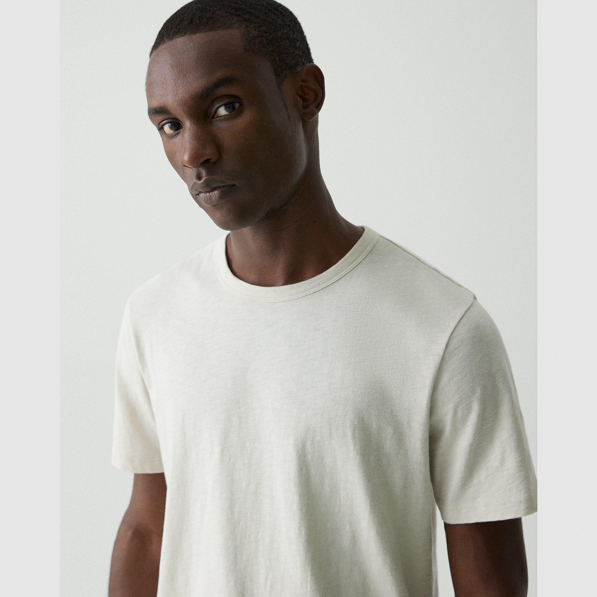 Essential Tee in Cosmos Slub Cotton