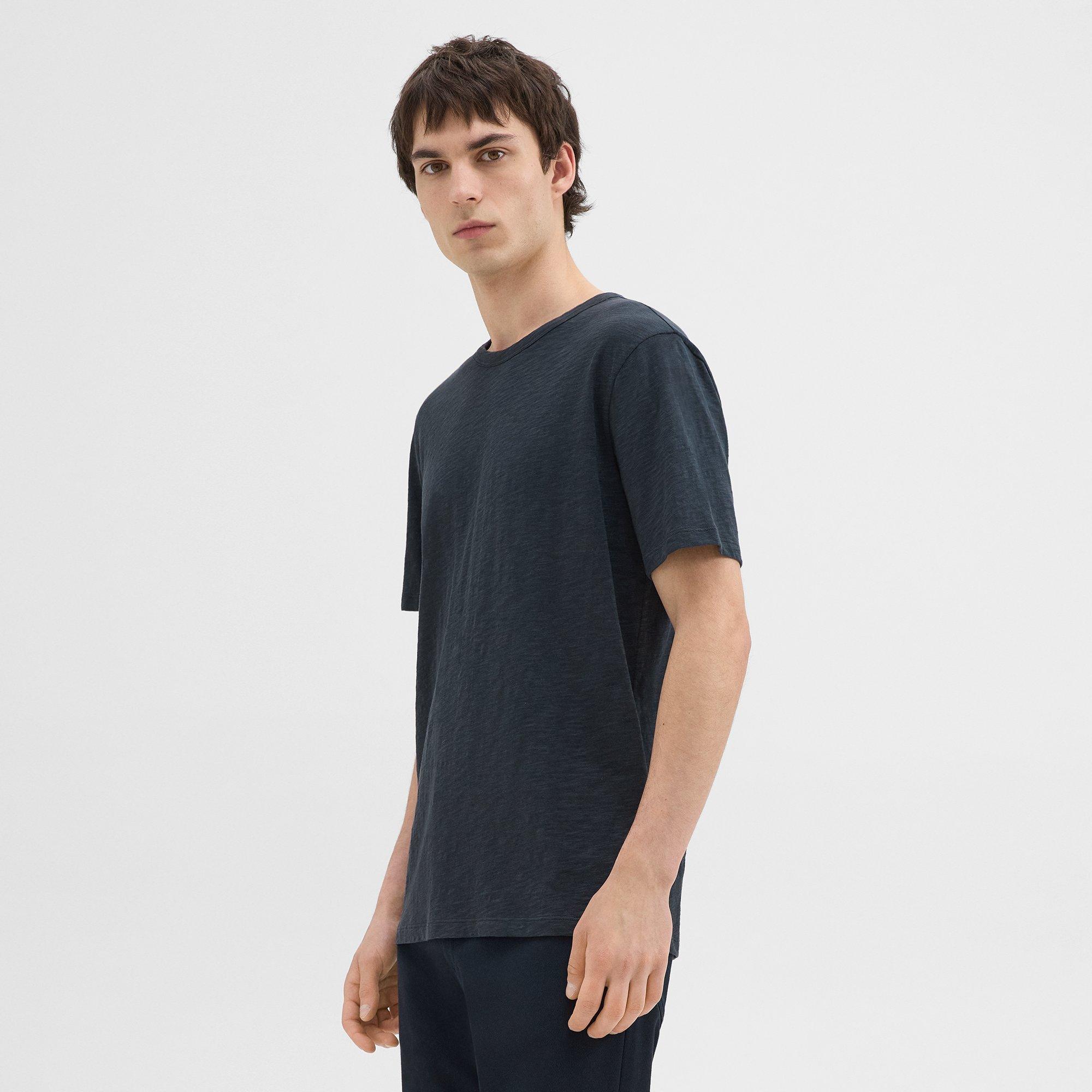 Cosmos Slub Cotton Essential Tee | Theory