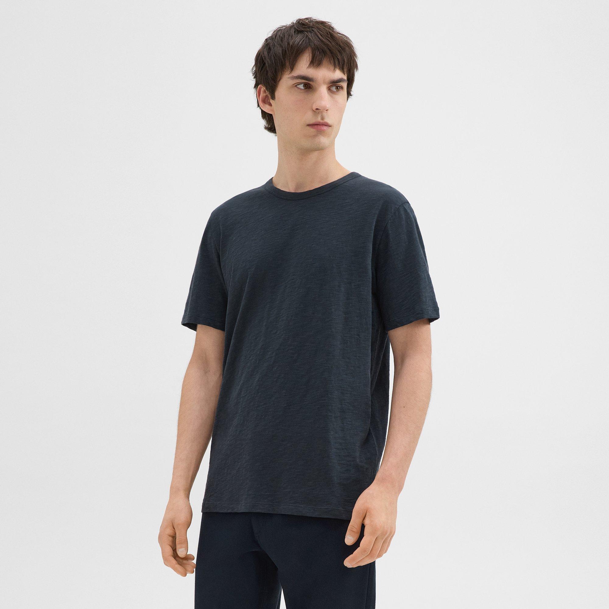 Cosmos Slub Cotton Essential Tee | Theory