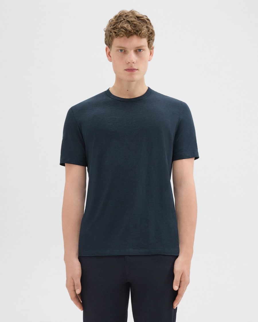 Essential T-Shirt aus Cosmos-Baumwolle
