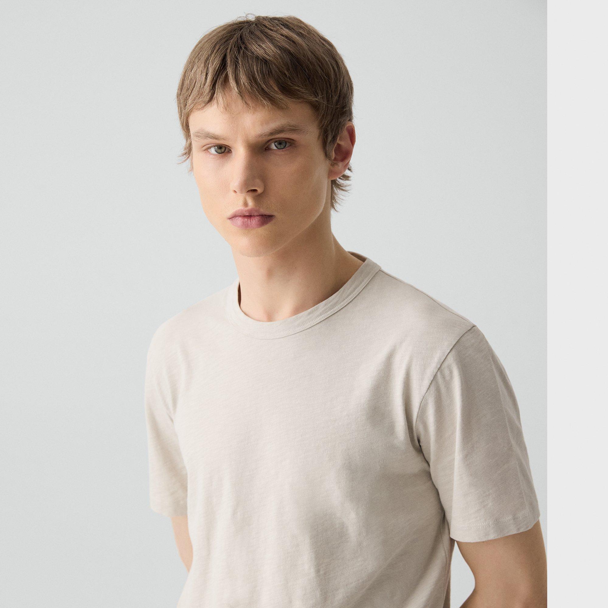 Essential Tee in Cosmos Slub Cotton