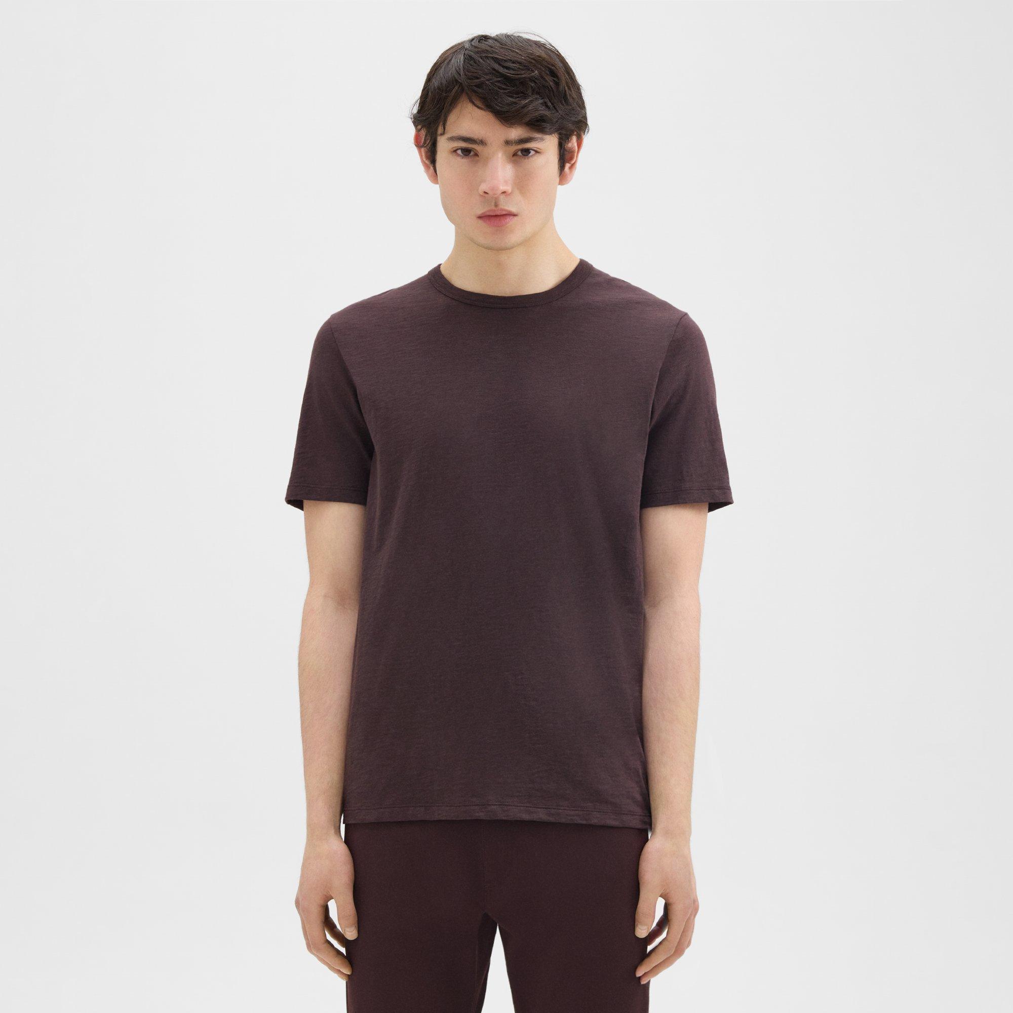 Theory Essential Tee in Cosmos Slub Cotton