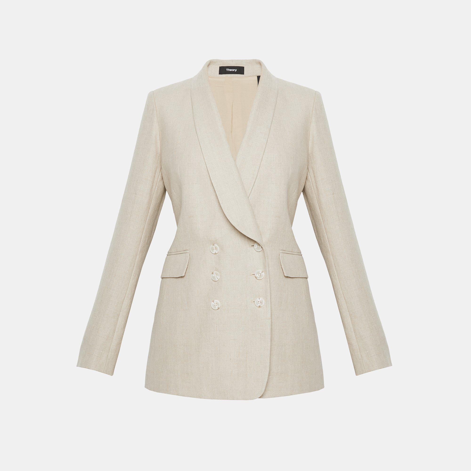 KASPER - Petite Linen Shawl-Collar Blazer – Beyond Marketplace