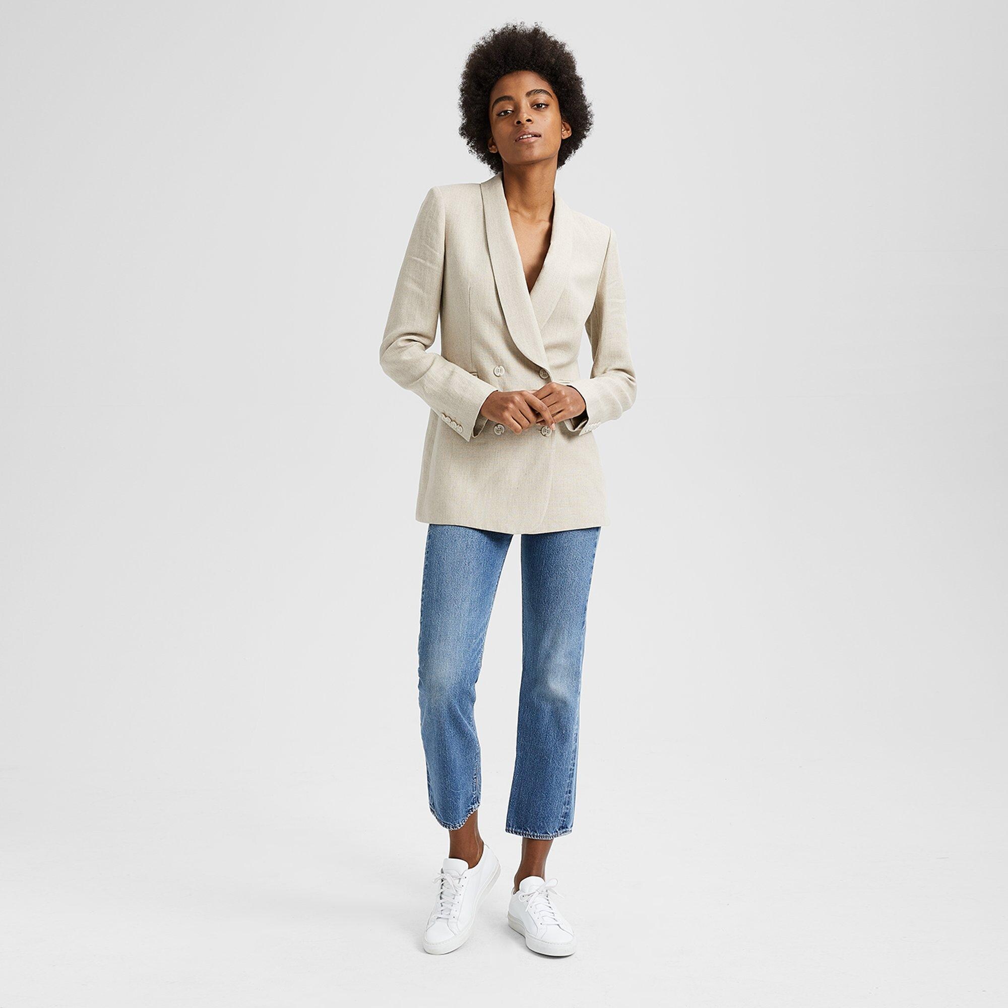 Theory shawl clearance collar blazer