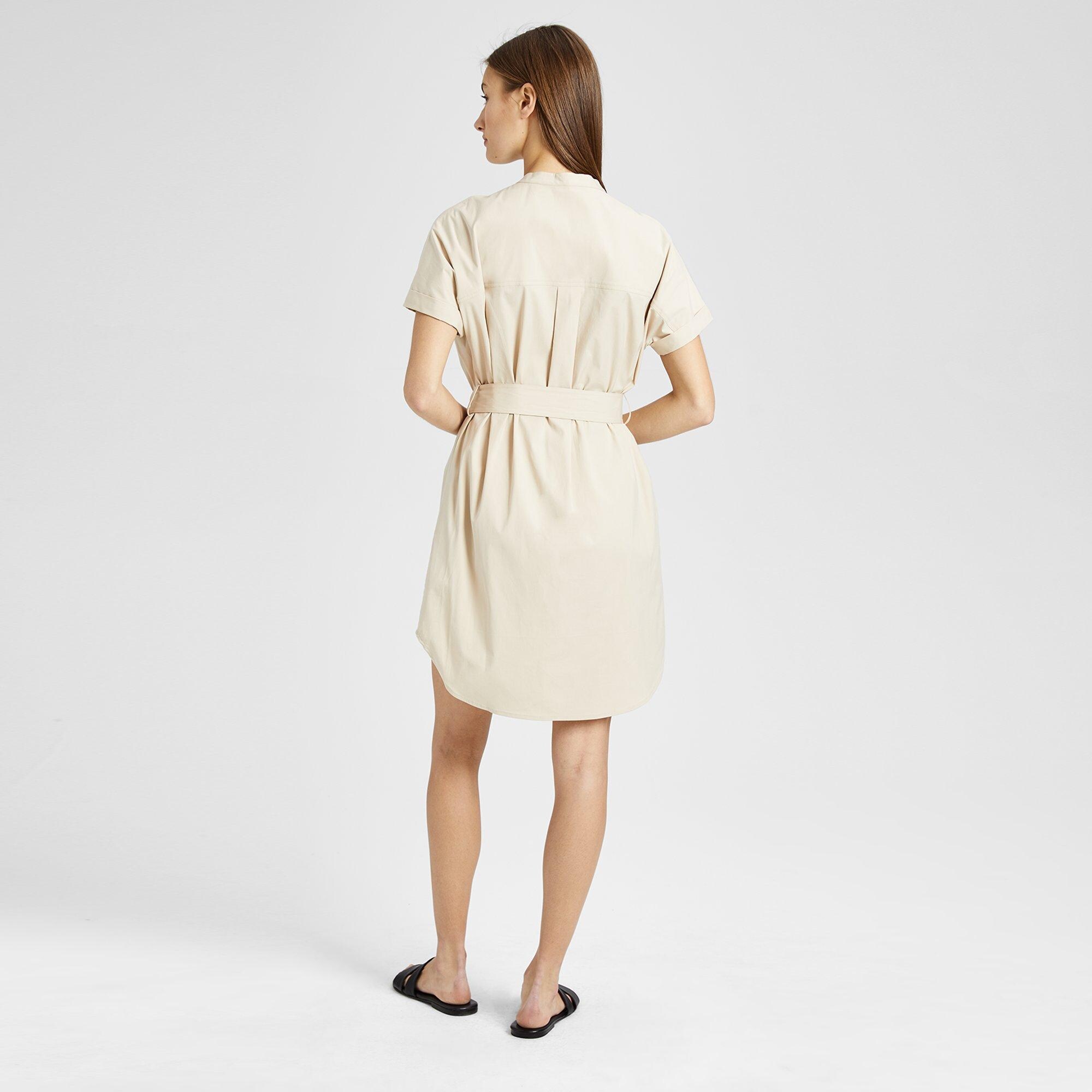 Theory Official Site | Stretch Cotton Belted Cargo Dress