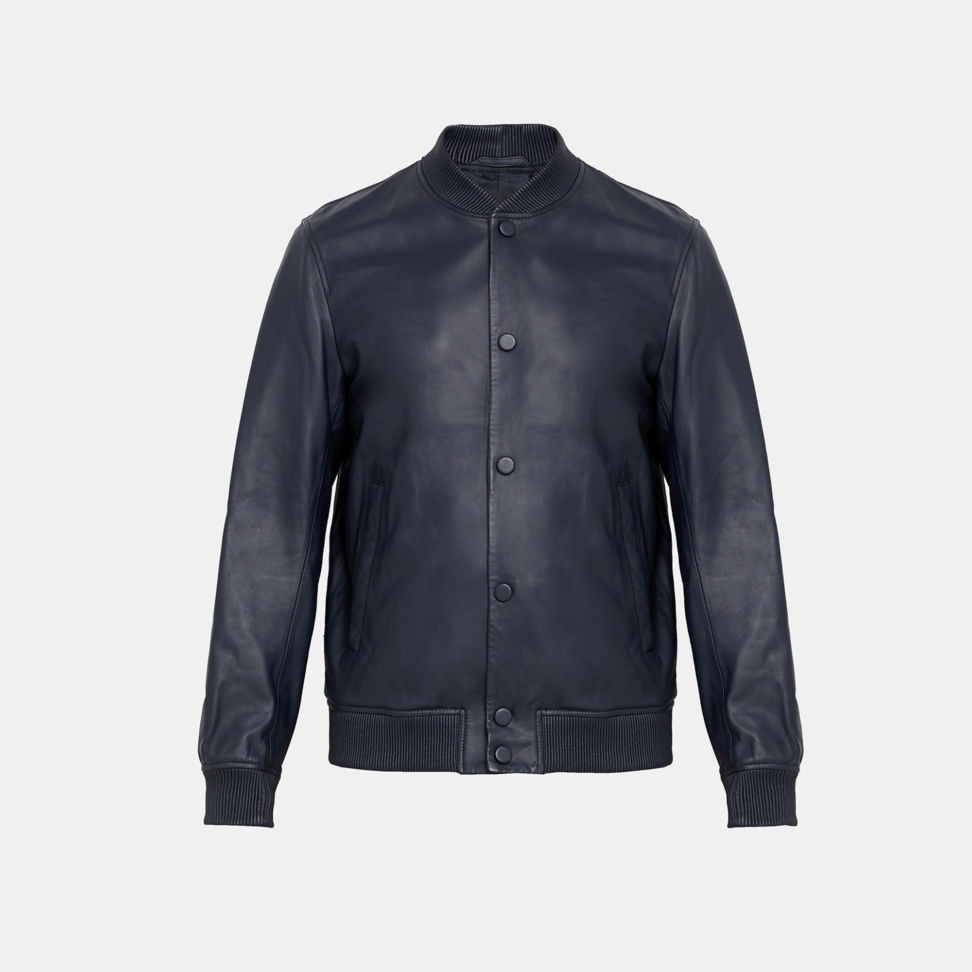 Leather Varsity Jacket