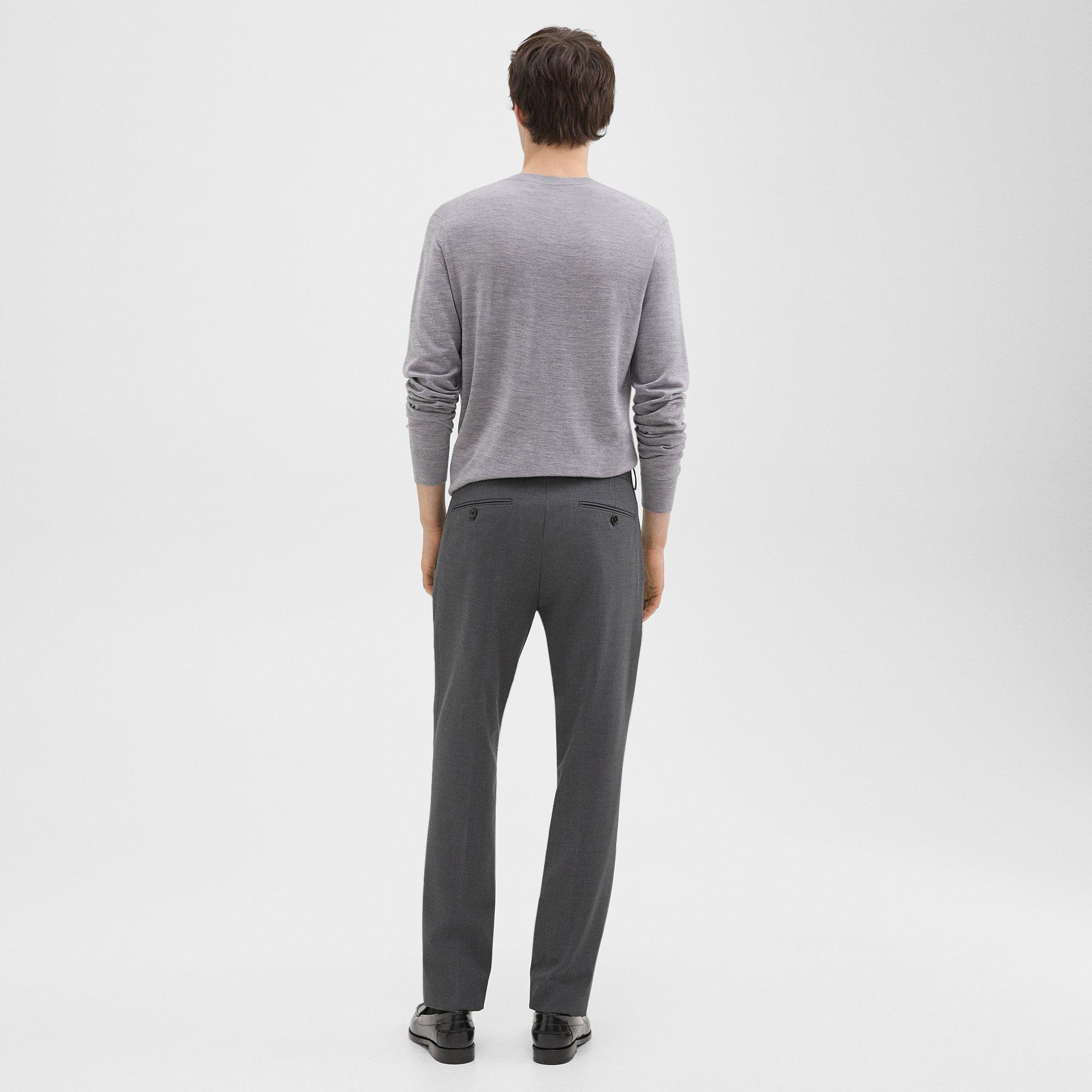 Grey Stretch Wool Mayer Pant | Theory