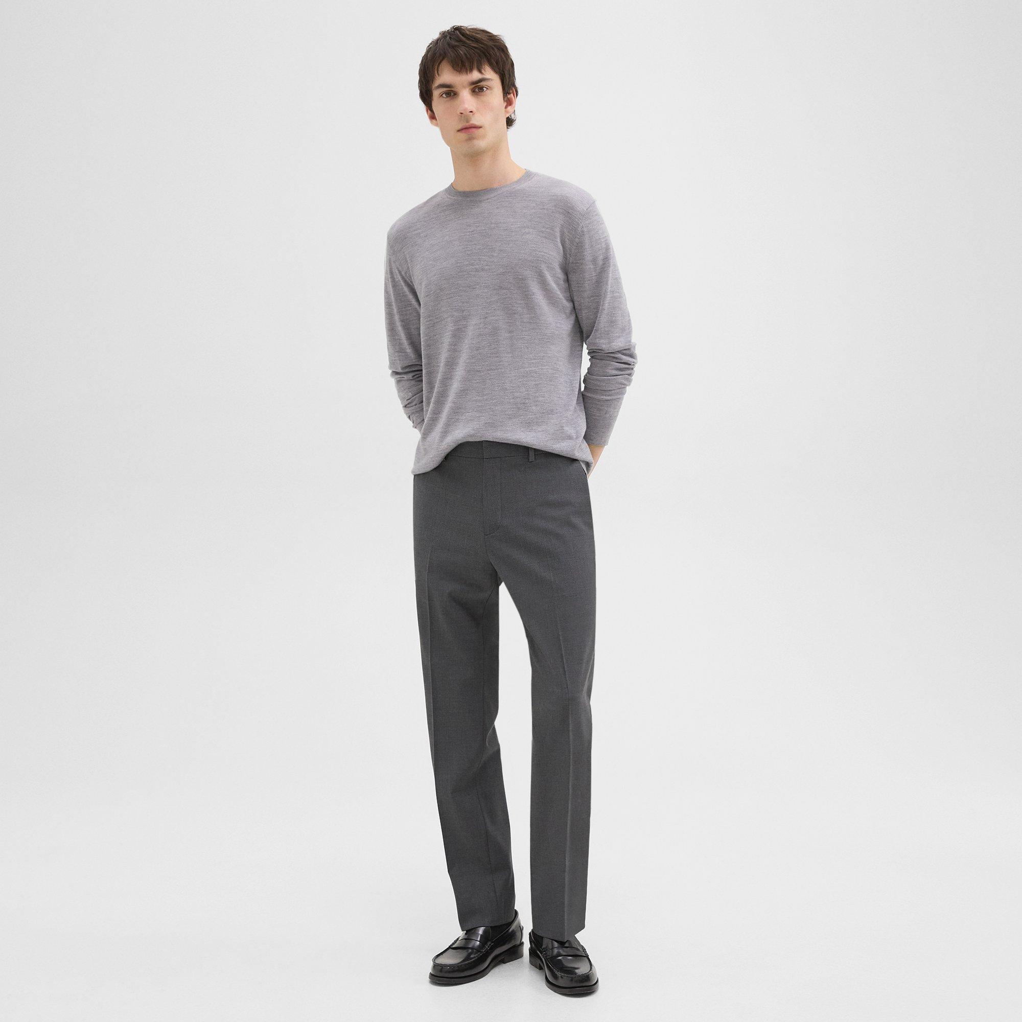 Grey Stretch Wool Mayer Pant | Theory