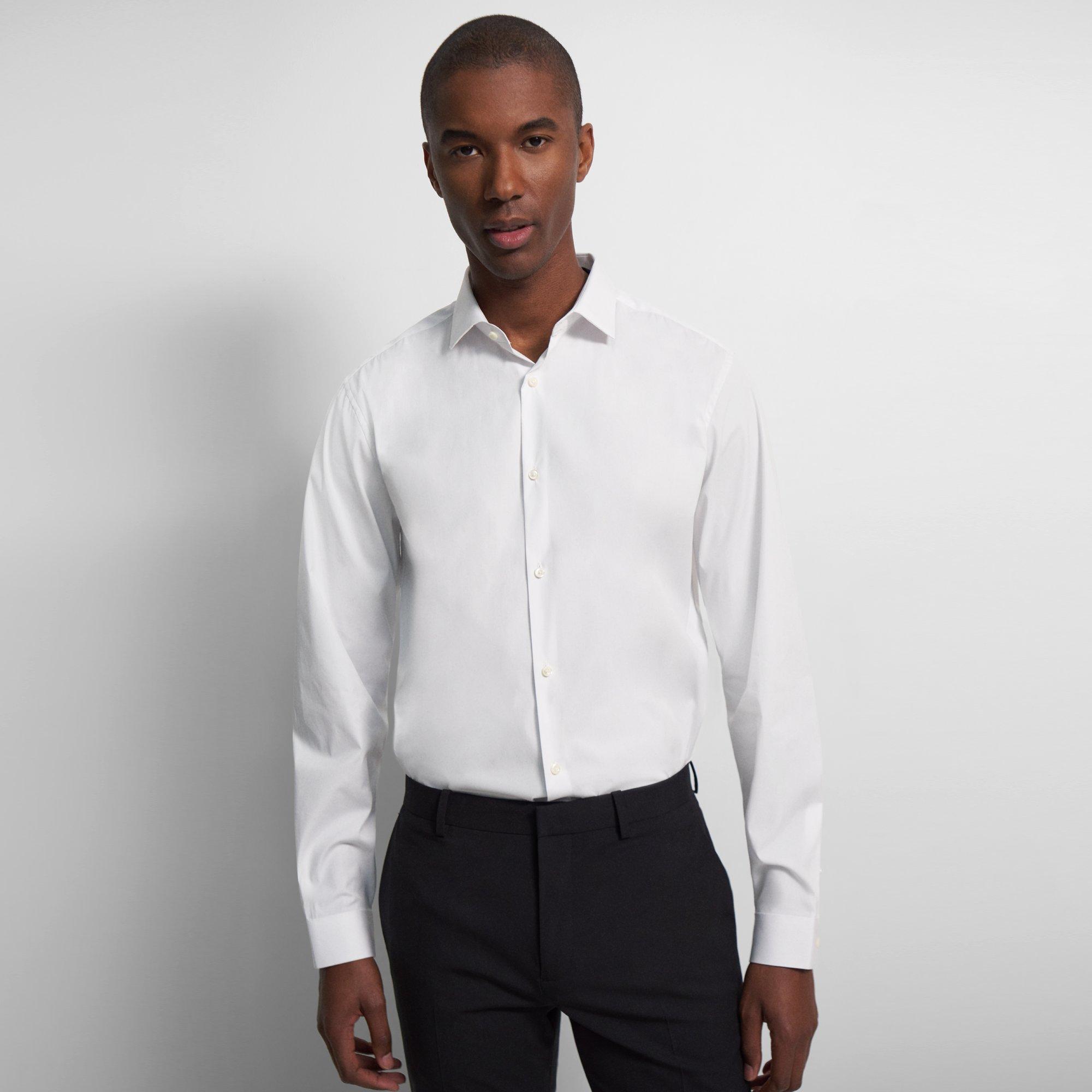 Theory Cedrick Shirt in Stretch Cotton