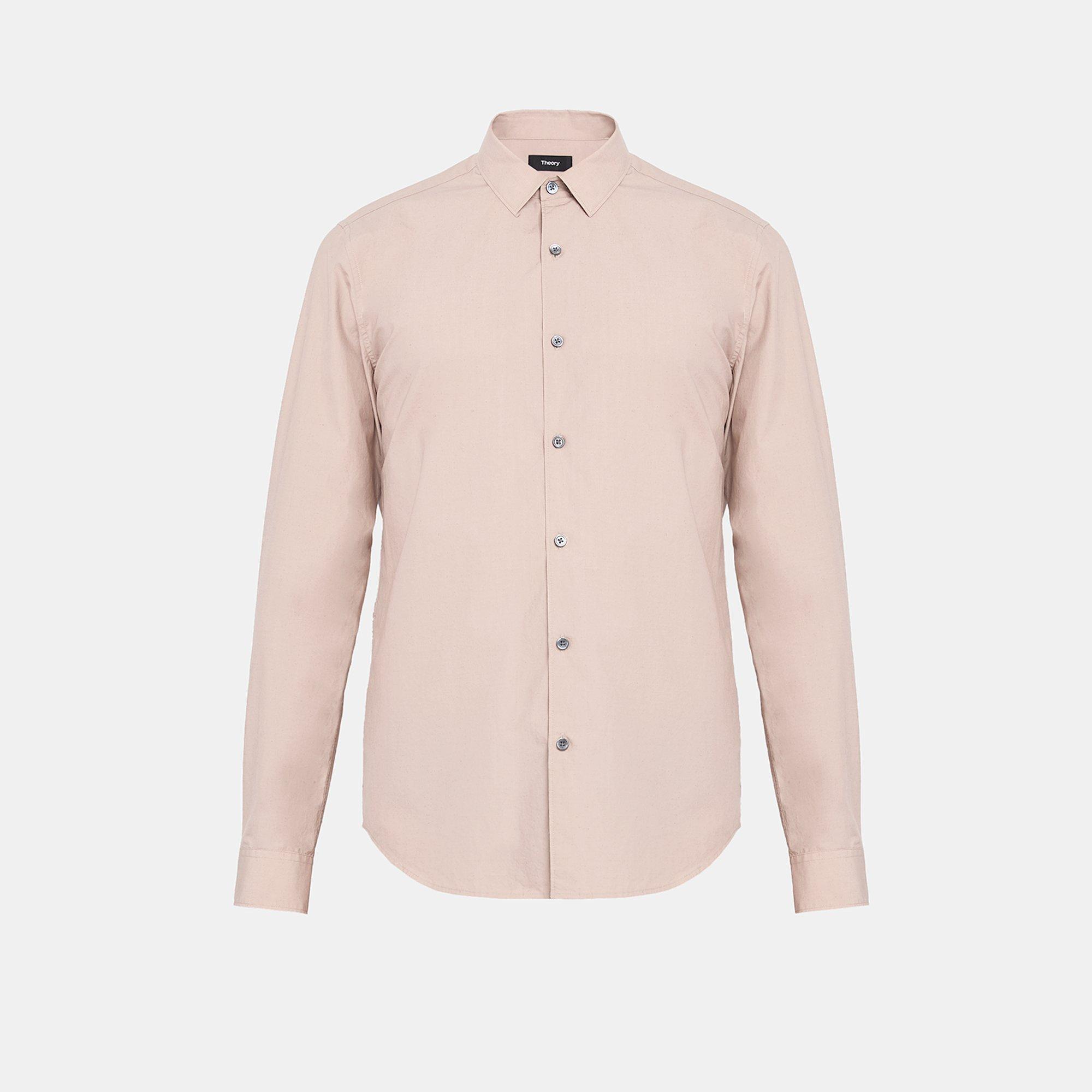 Mercerized Cotton Standard-Fit Shirt