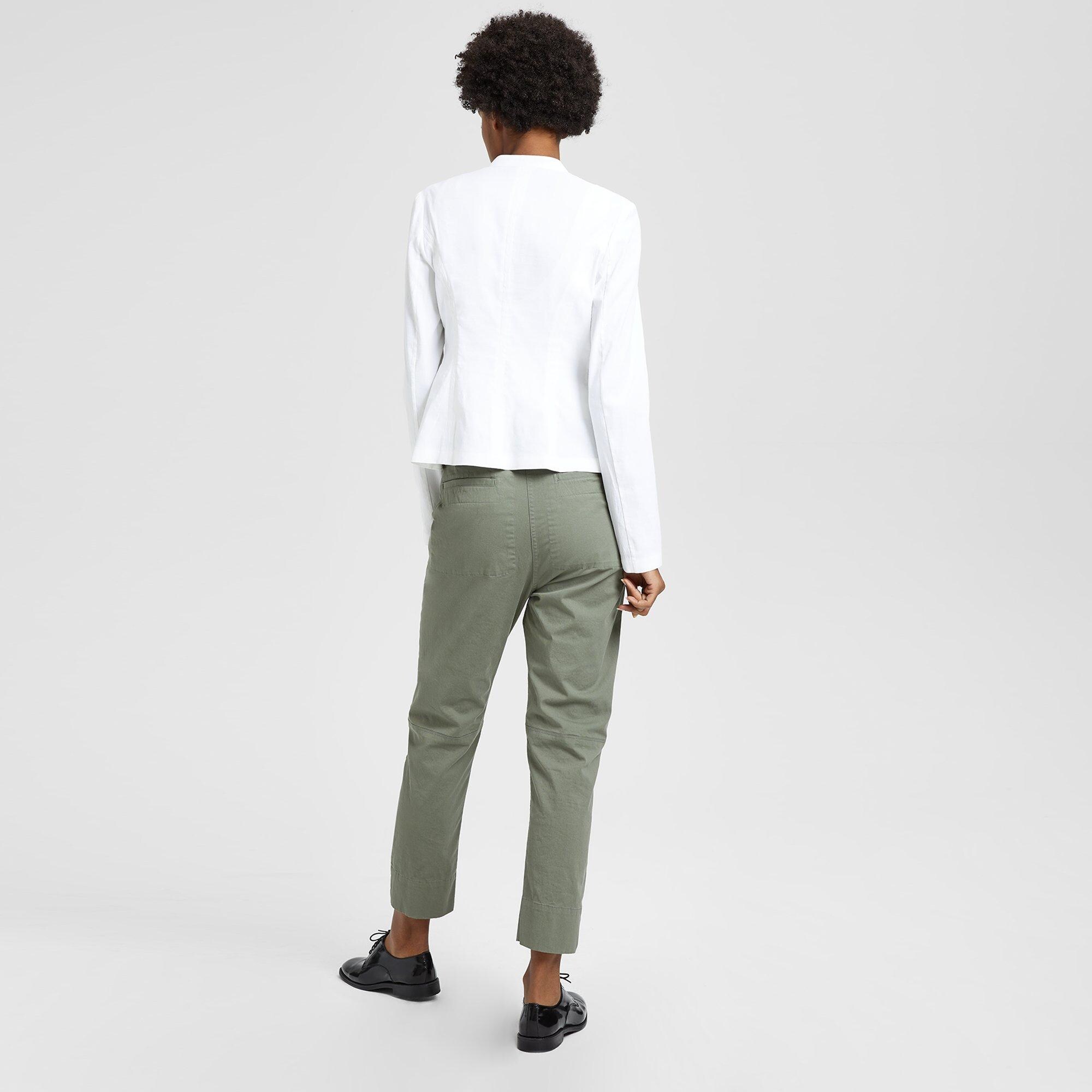 Organic Crunch Linen Clean Blazer