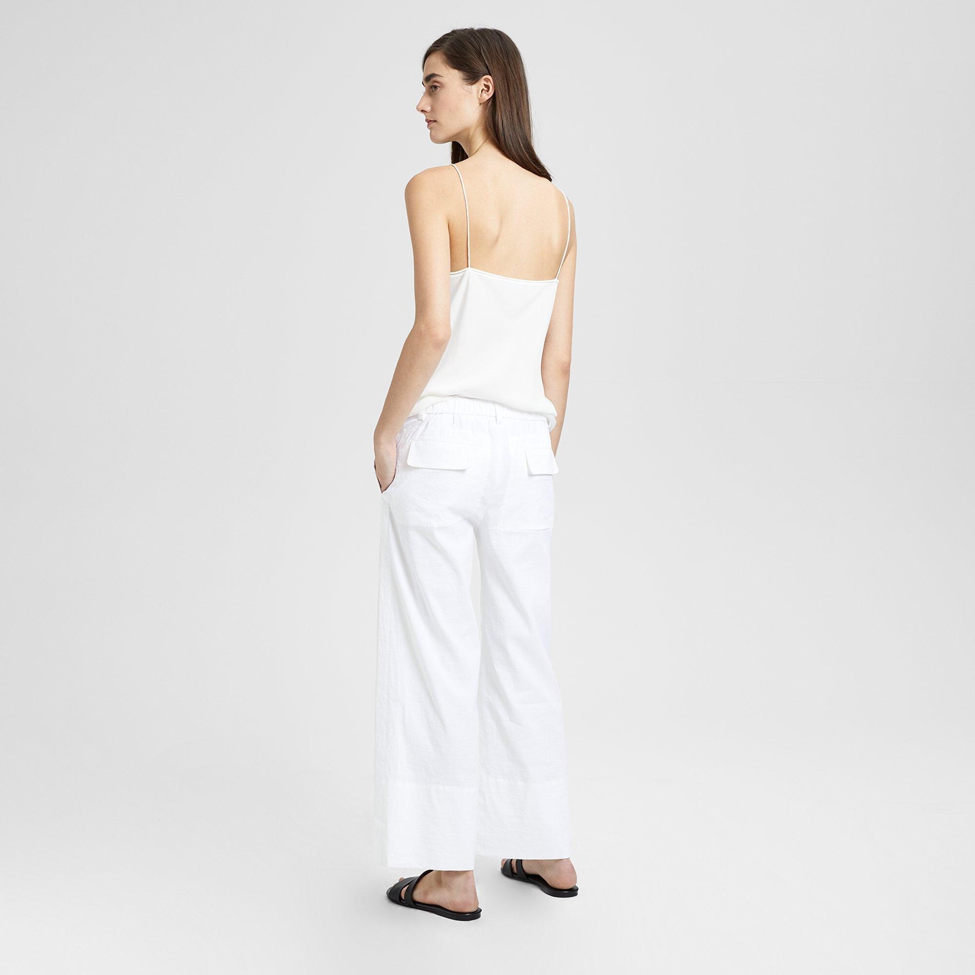 Organic Crunch Linen Fluid Pant