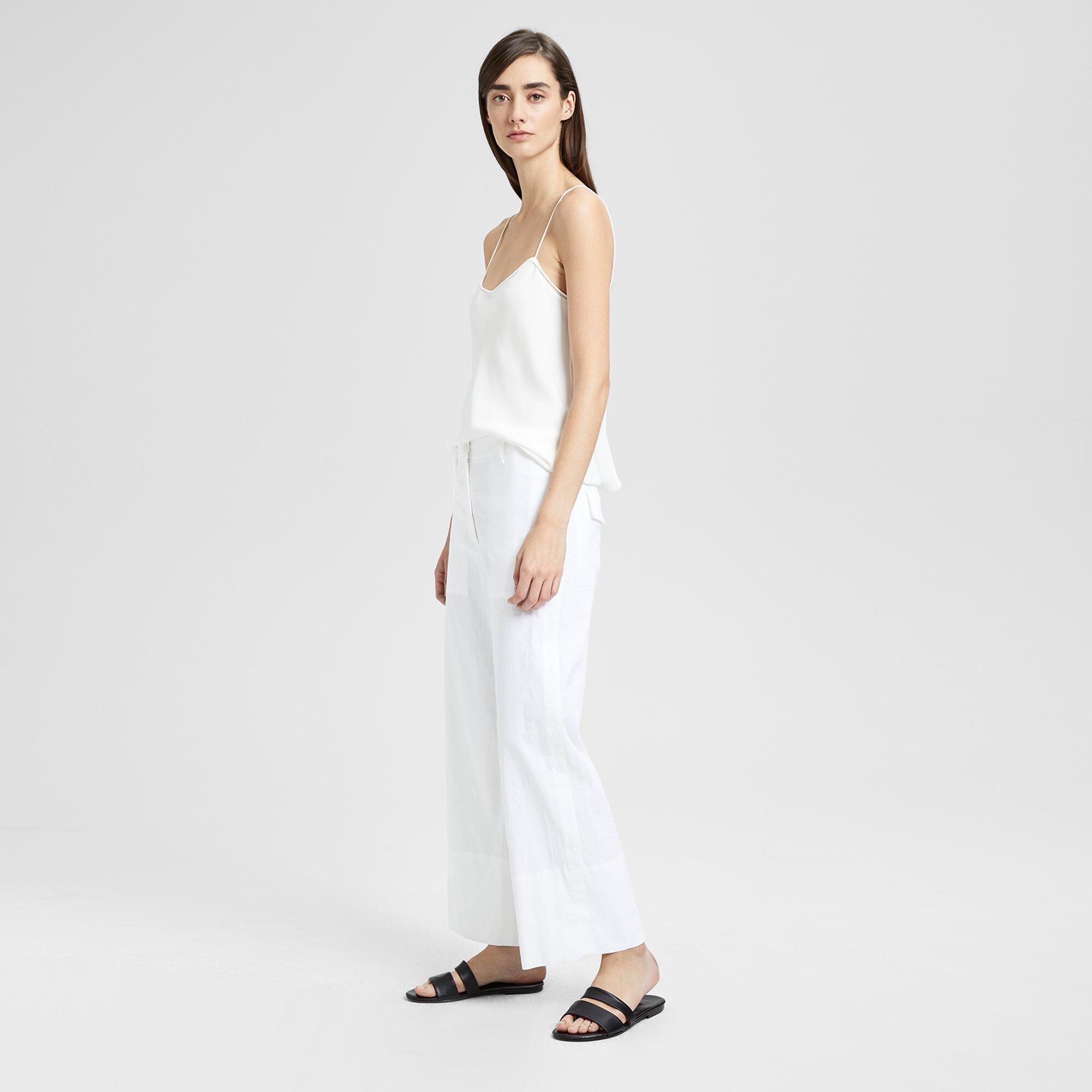 Organic Crunch Linen Fluid Pant