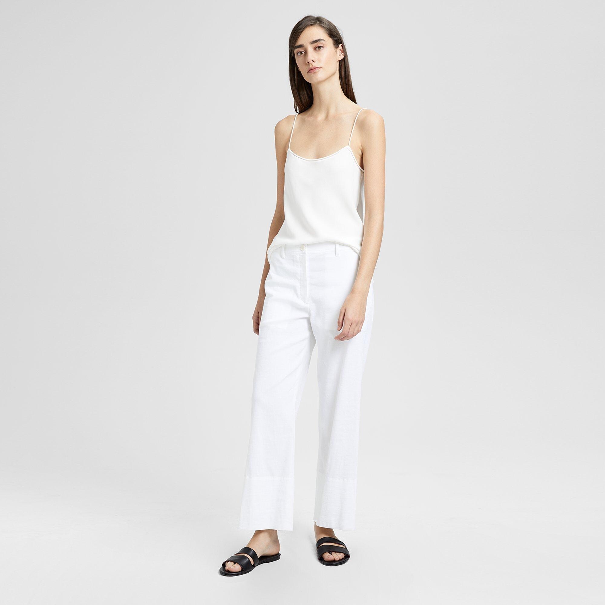 Organic Crunch Linen Fluid Pant