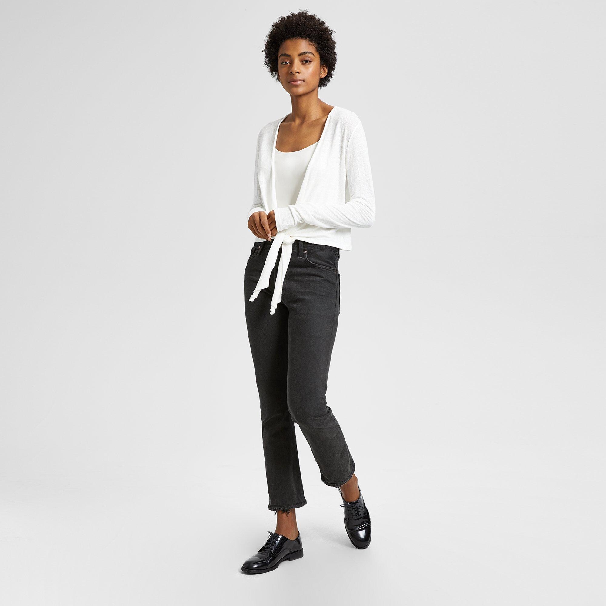 Linen Wrap Cardigan