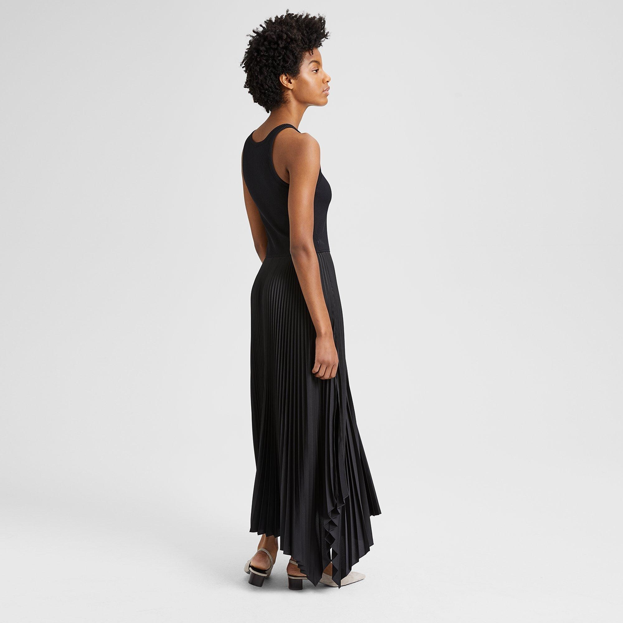 Mixed Rib Knit Dress
