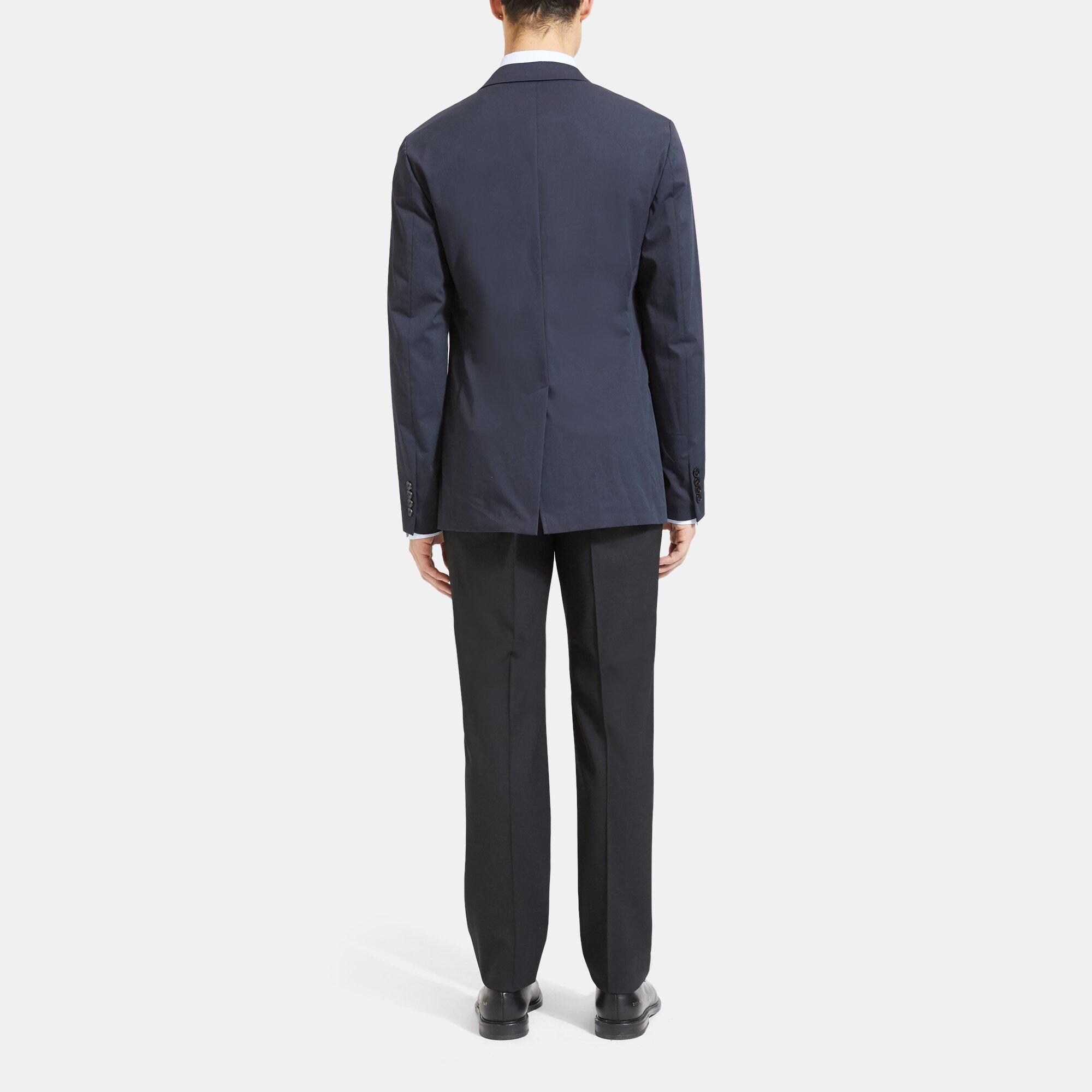 Relaxed Slim Blazer in Stretch Cotton