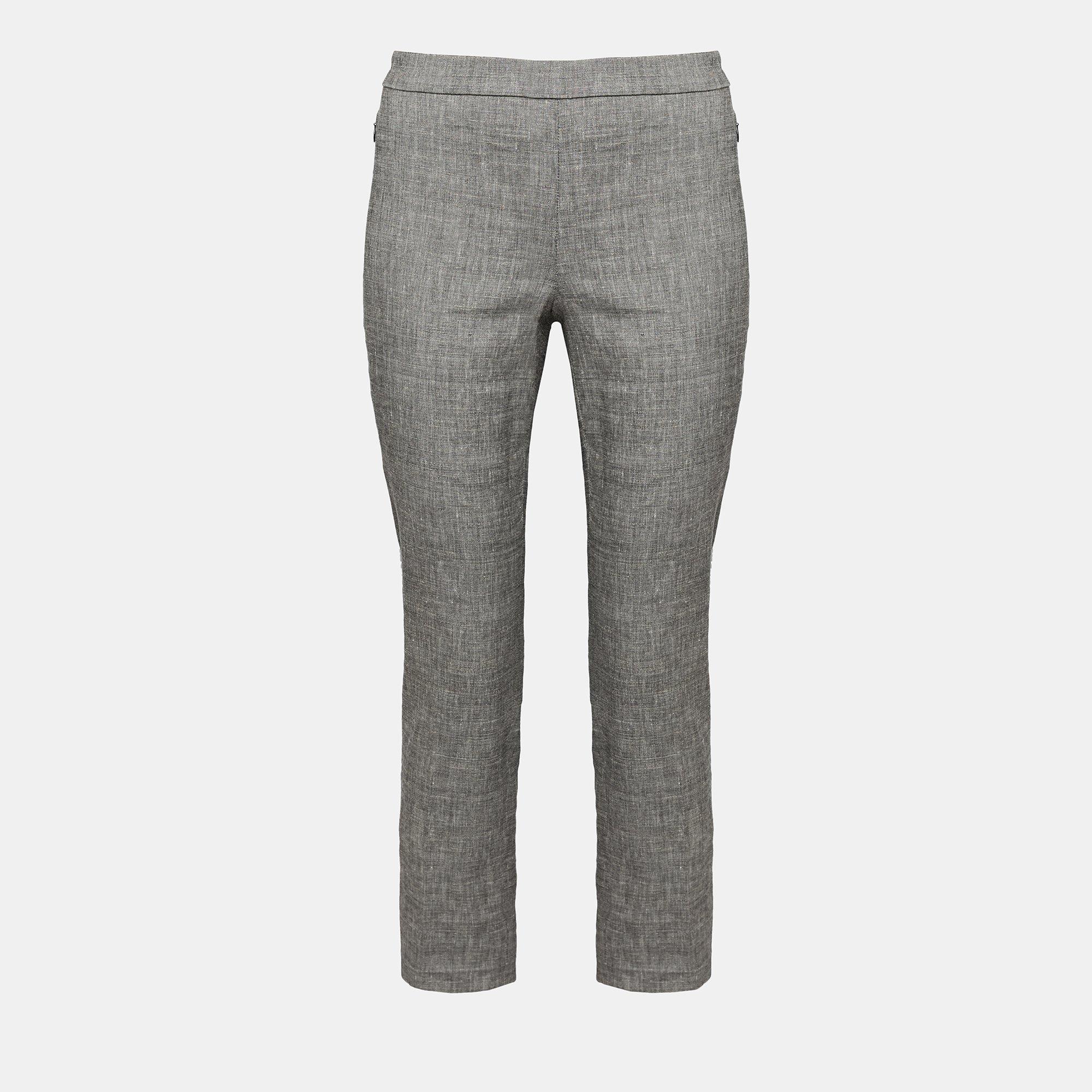 Crunch Linen Basic Pull-On Pant | Theory