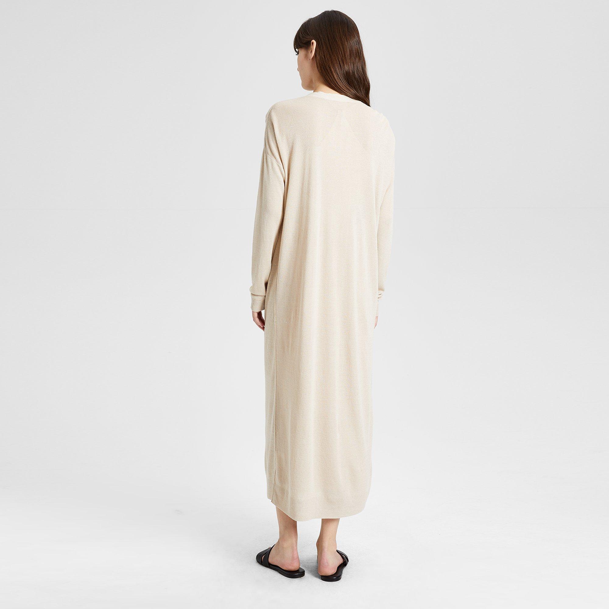 Linen Maxi Cardigan
