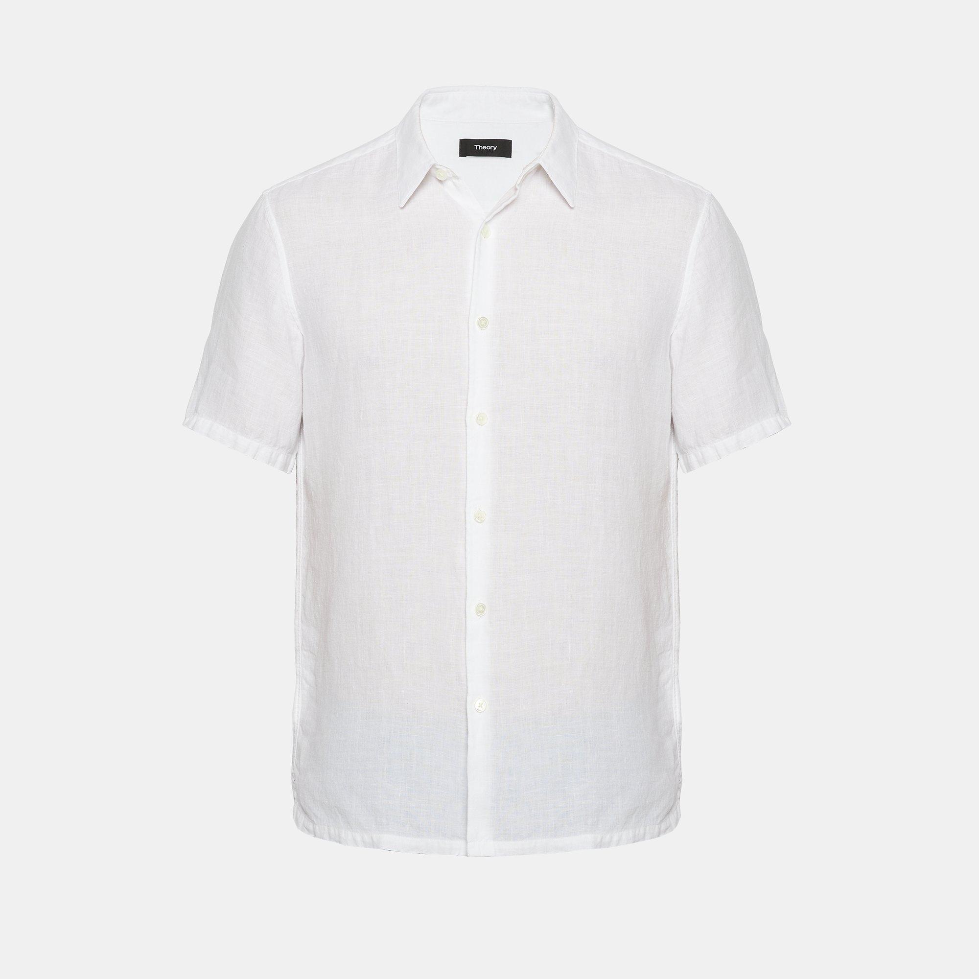 Linen Standard-Fit Short-Sleeve Shirt