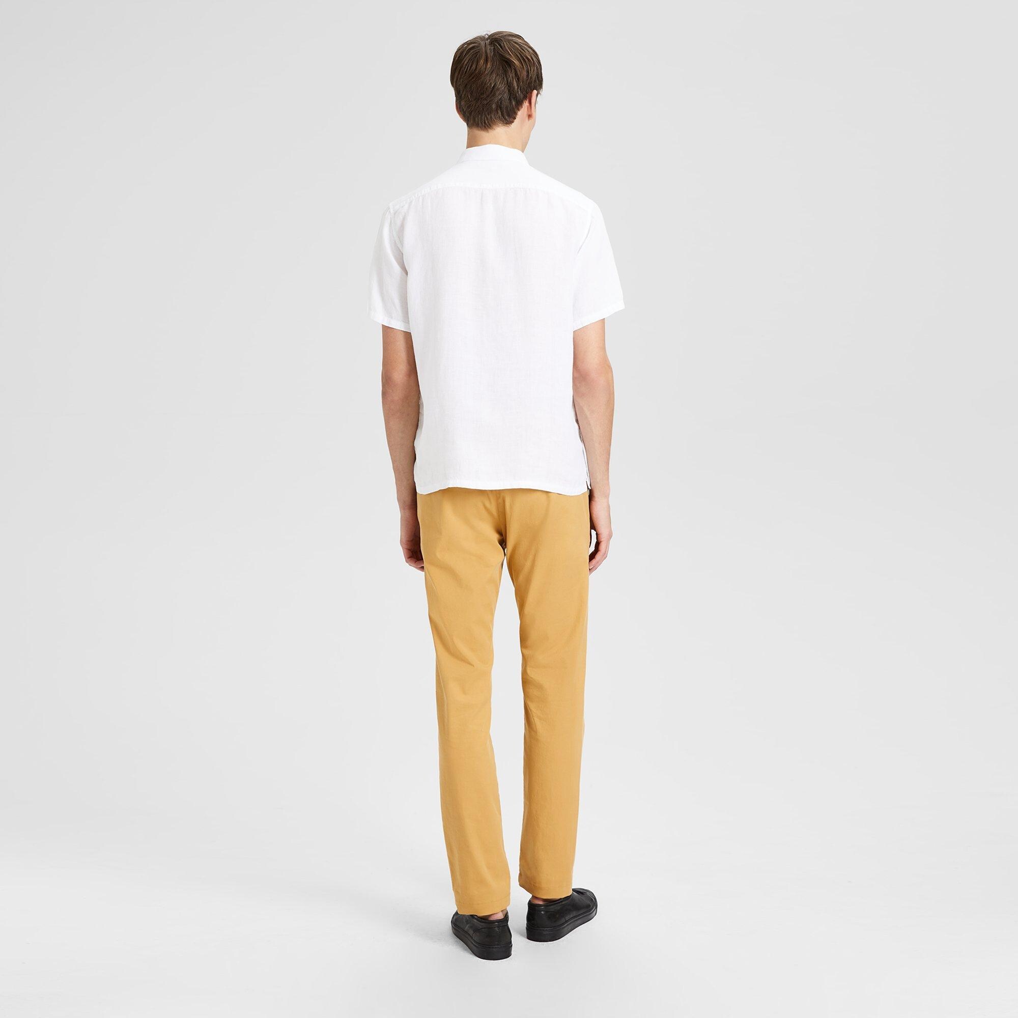 Linen Standard-Fit Short-Sleeve Shirt