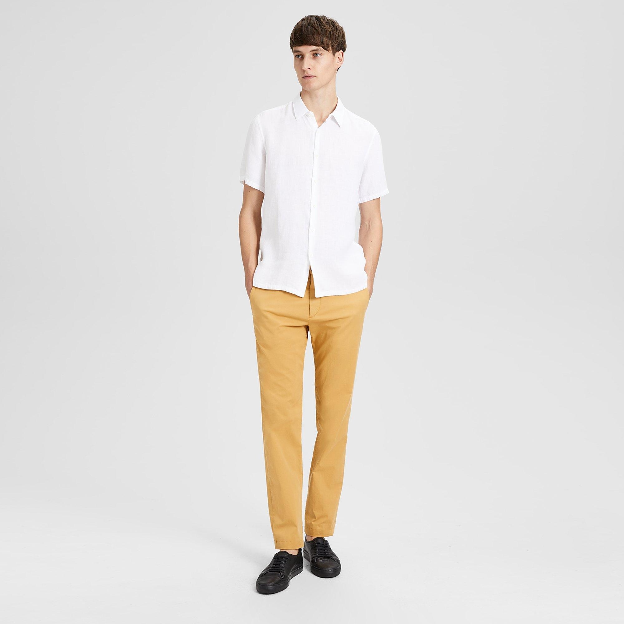 Linen Standard-Fit Short-Sleeve Shirt