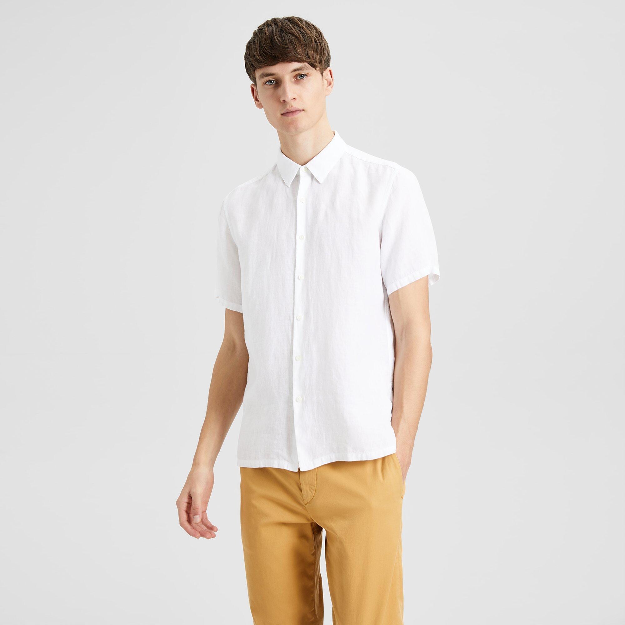 Linen Standard-Fit Short-Sleeve Shirt