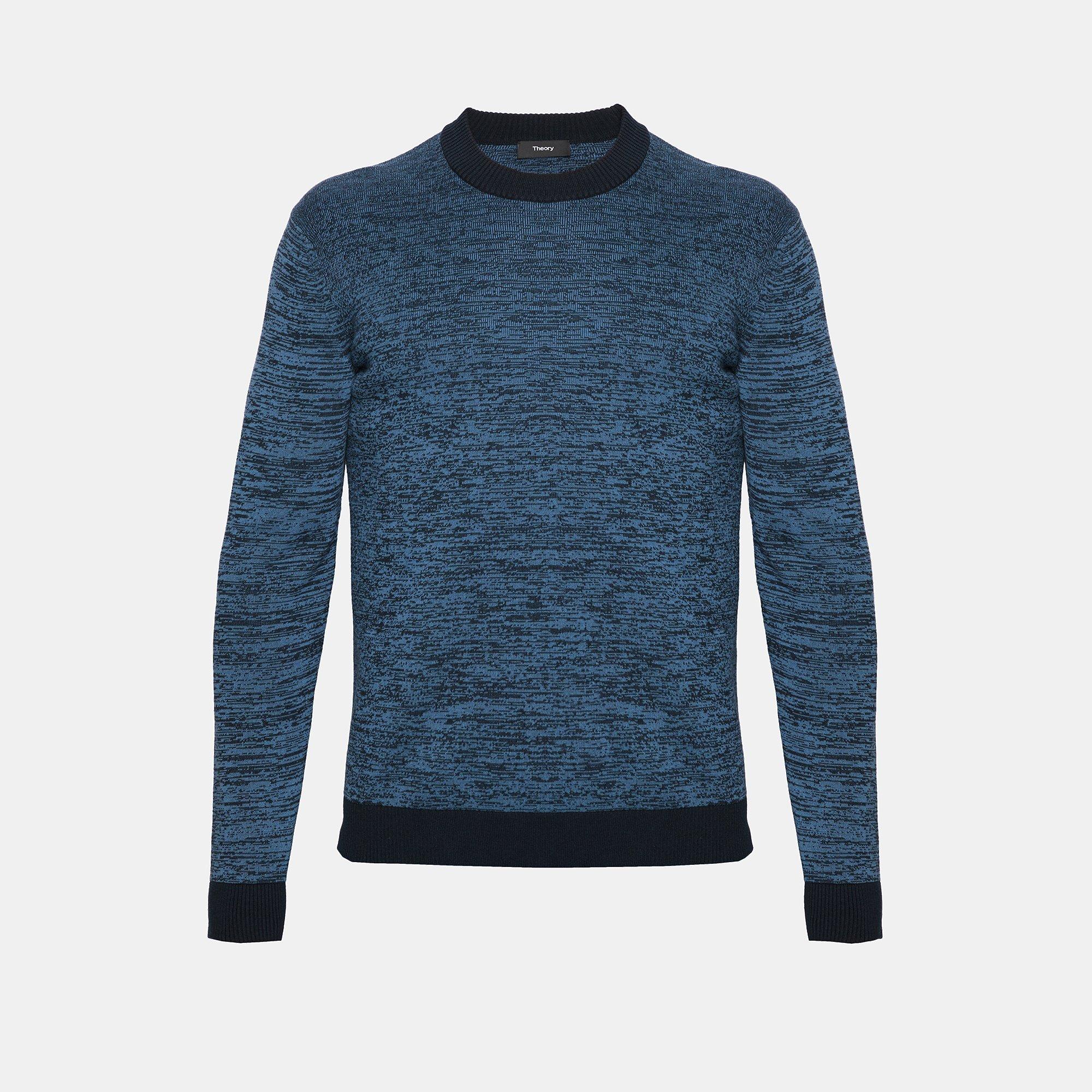 Mélange Cotton Crewneck