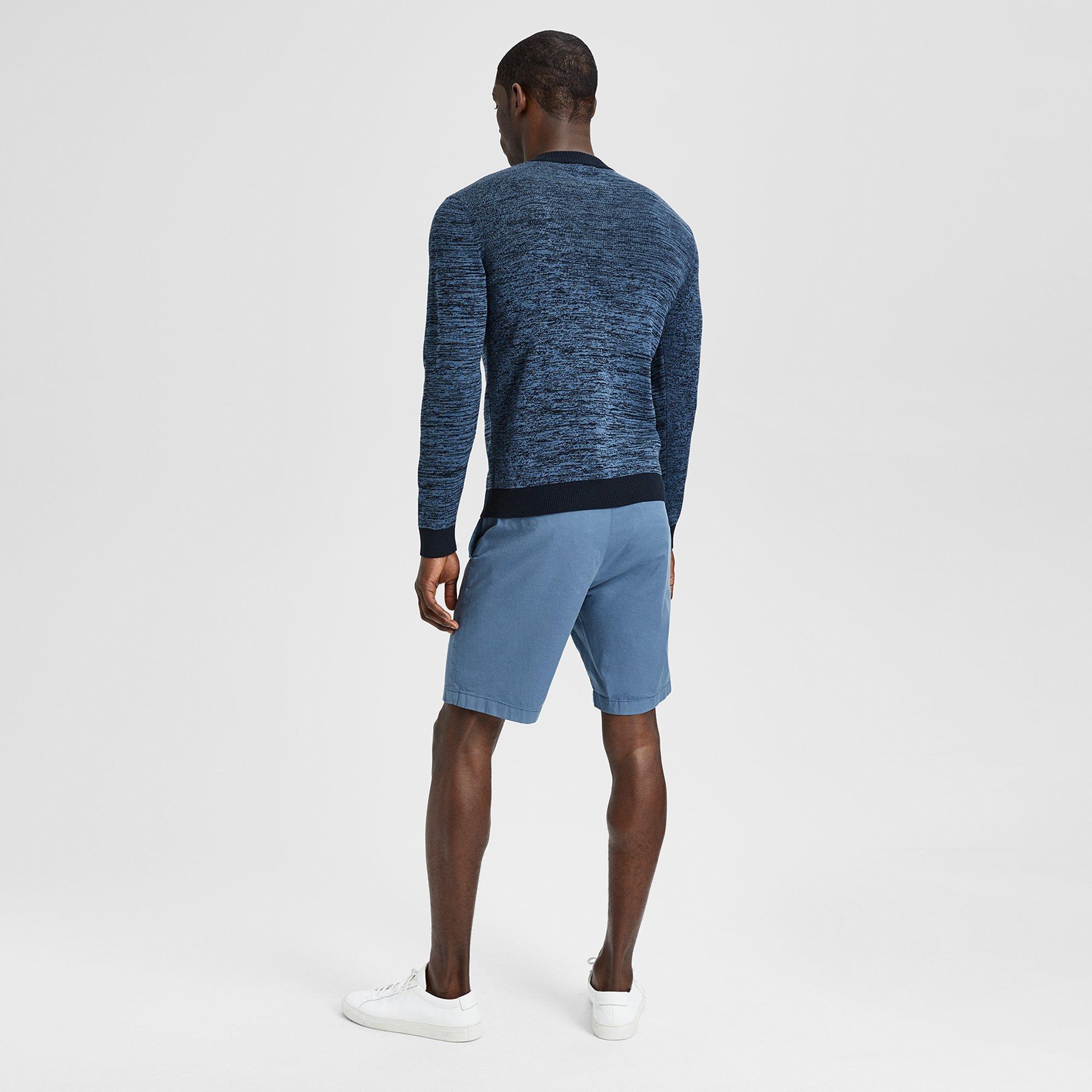 Mélange Cotton Crewneck