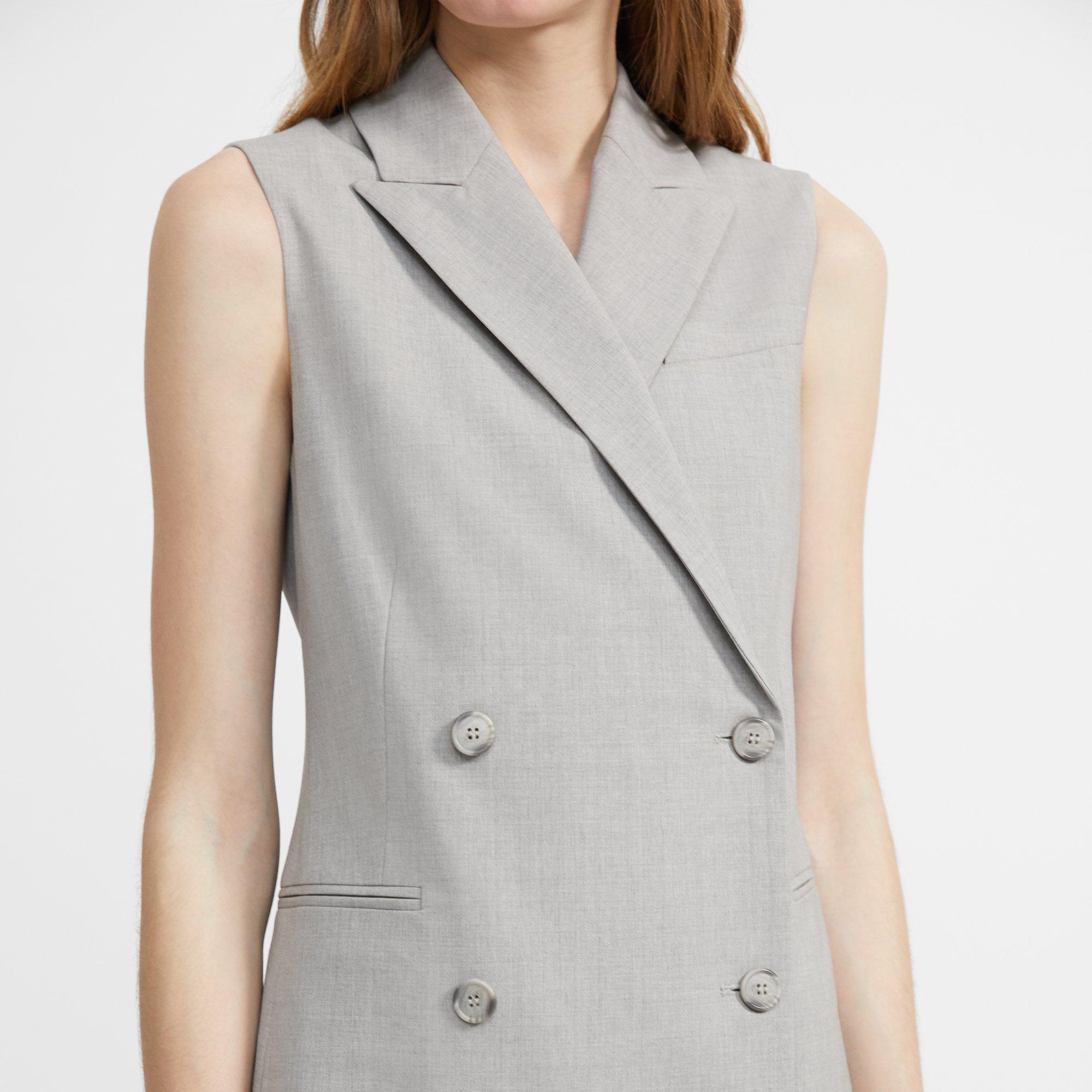 Theory sleeveless 2024 blazer dress