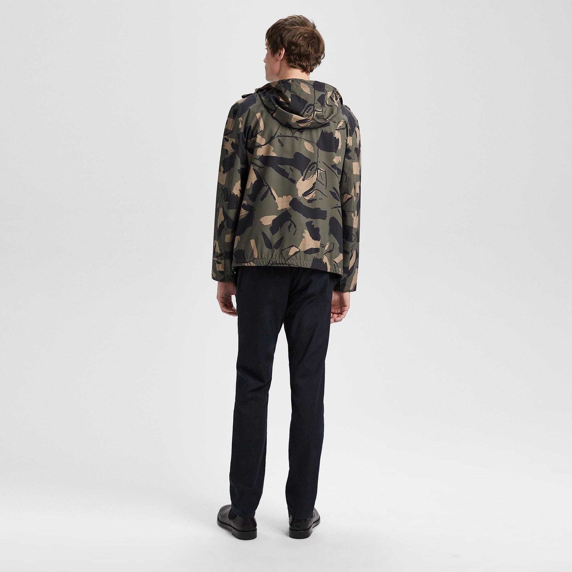 Howitzer | Combatant Hooded Track Jacket | L | Black Camo