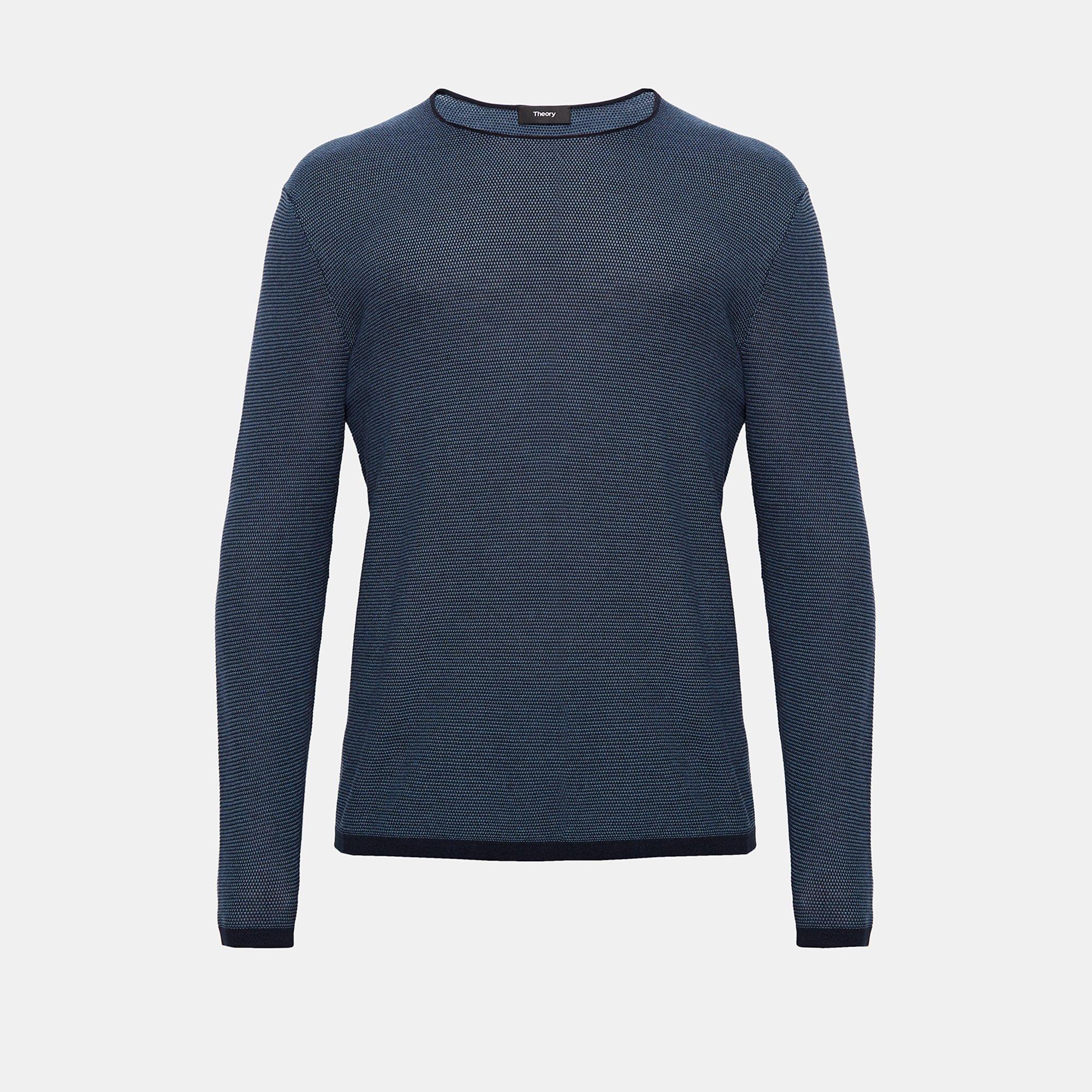 Cotton Jacquard Crewneck
