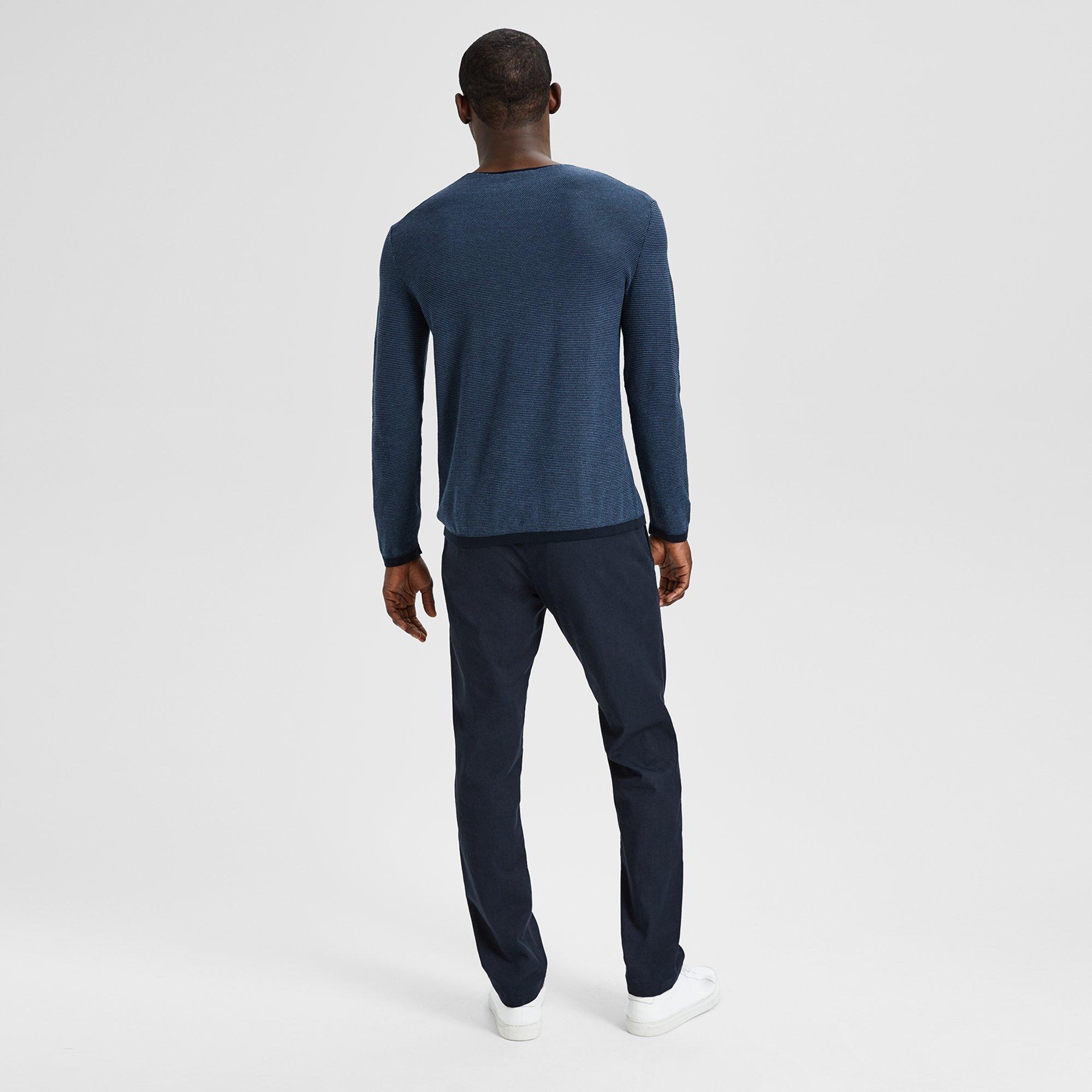 Cotton Jacquard Crewneck