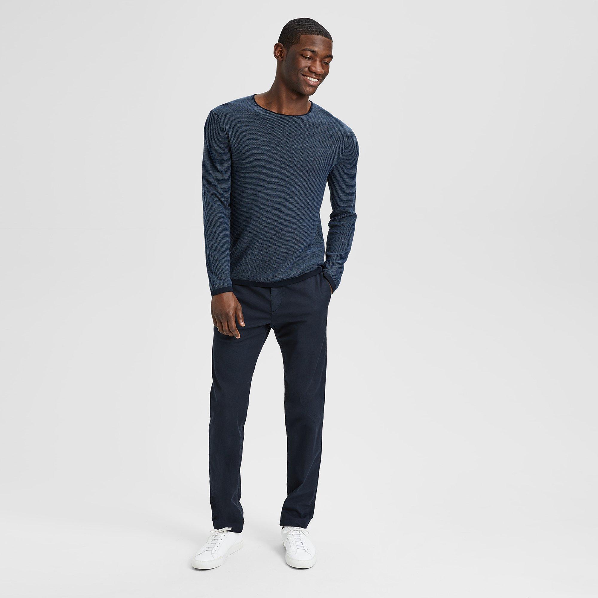 Cotton Jacquard Crewneck