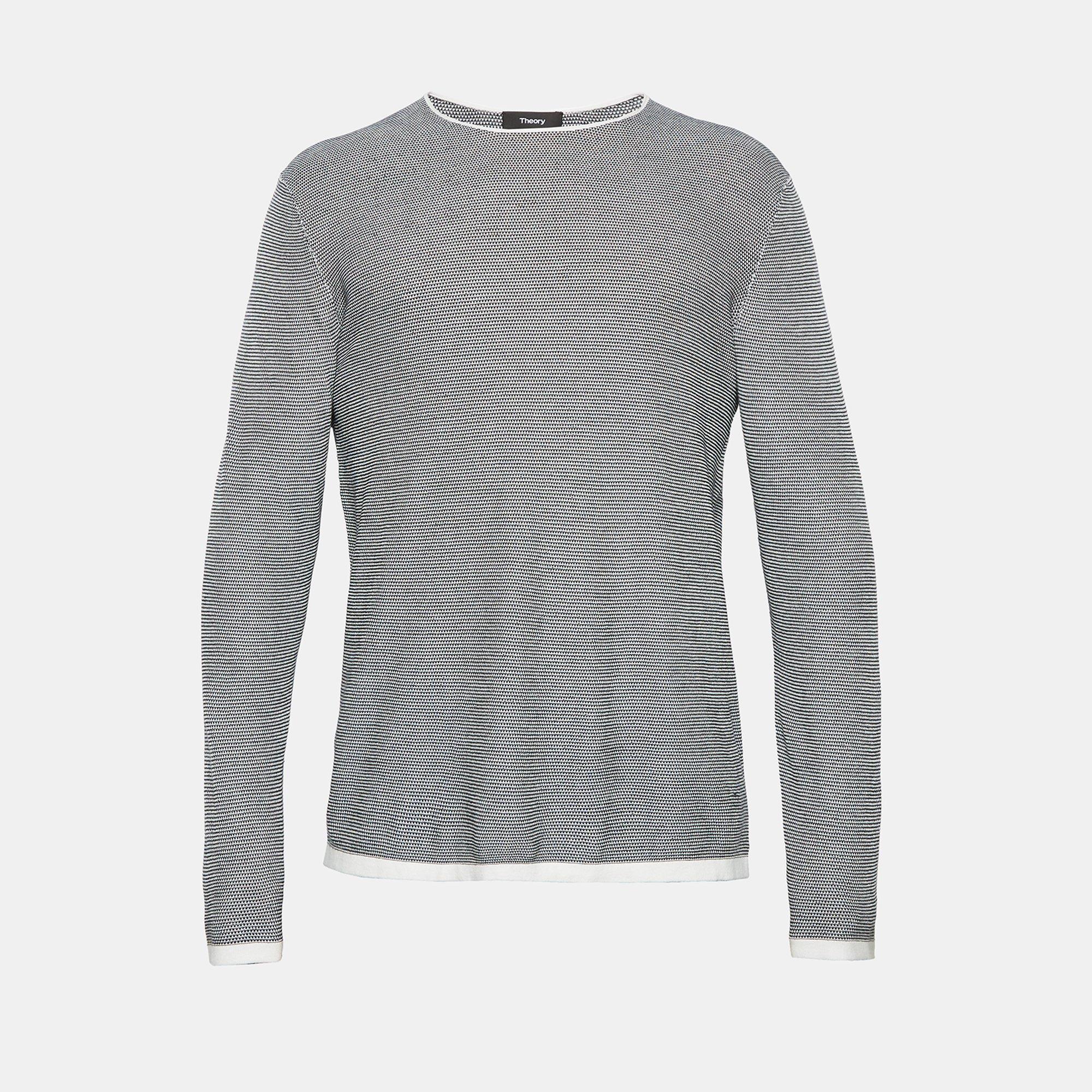 Cotton Jacquard Crewneck