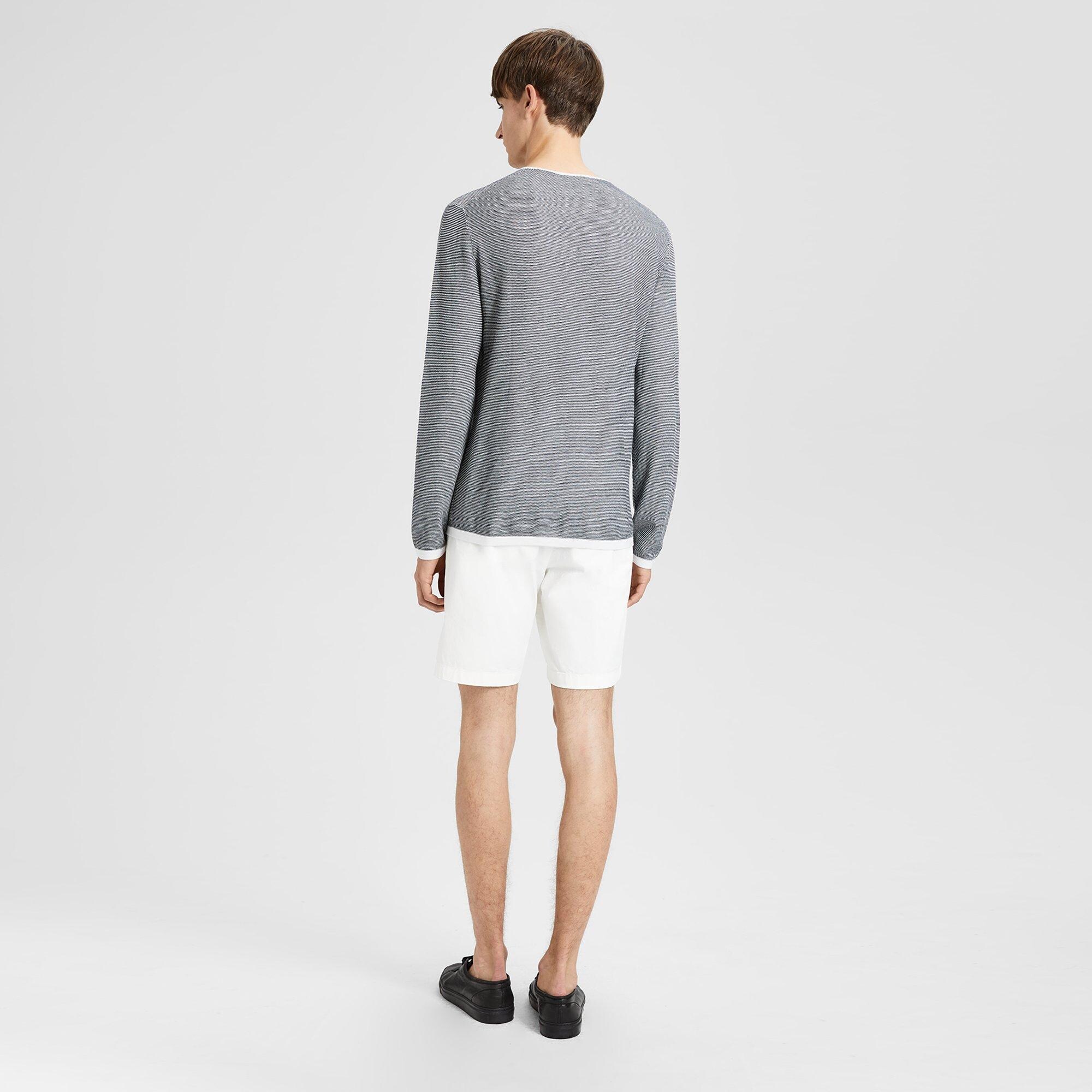 Cotton Jacquard Crewneck