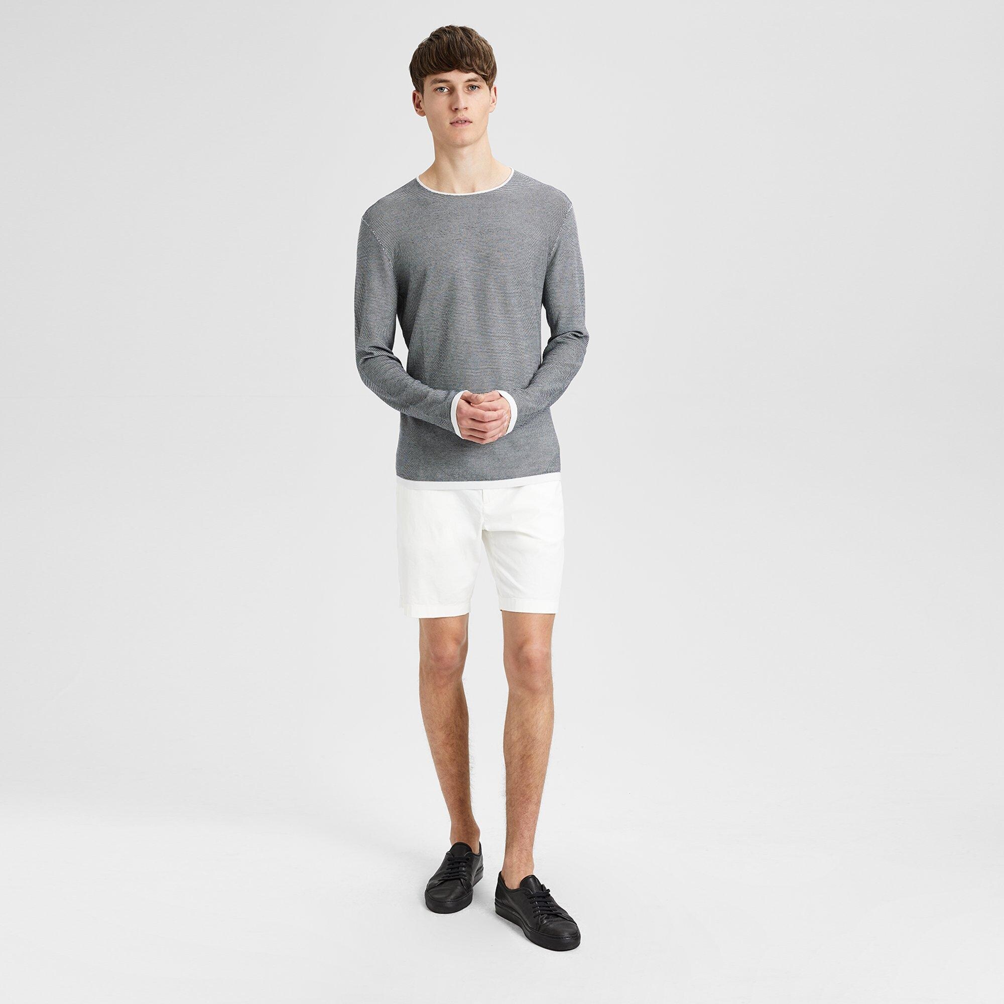 Cotton Jacquard Crewneck