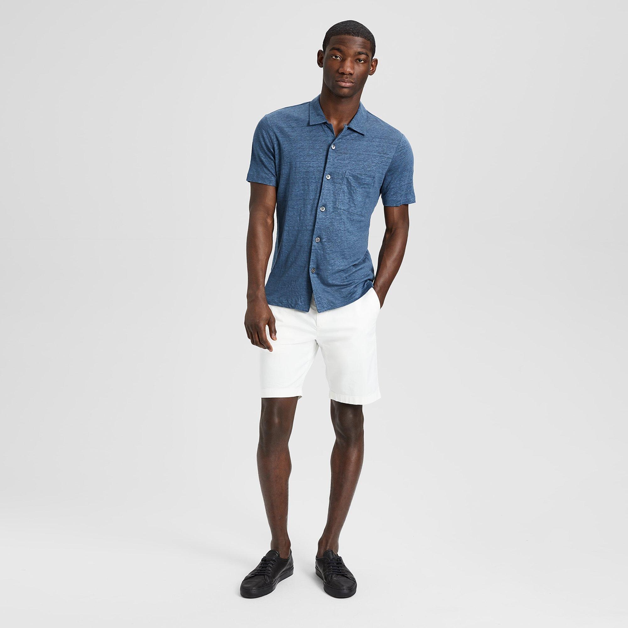 Linen Knit Pocket Shirt
