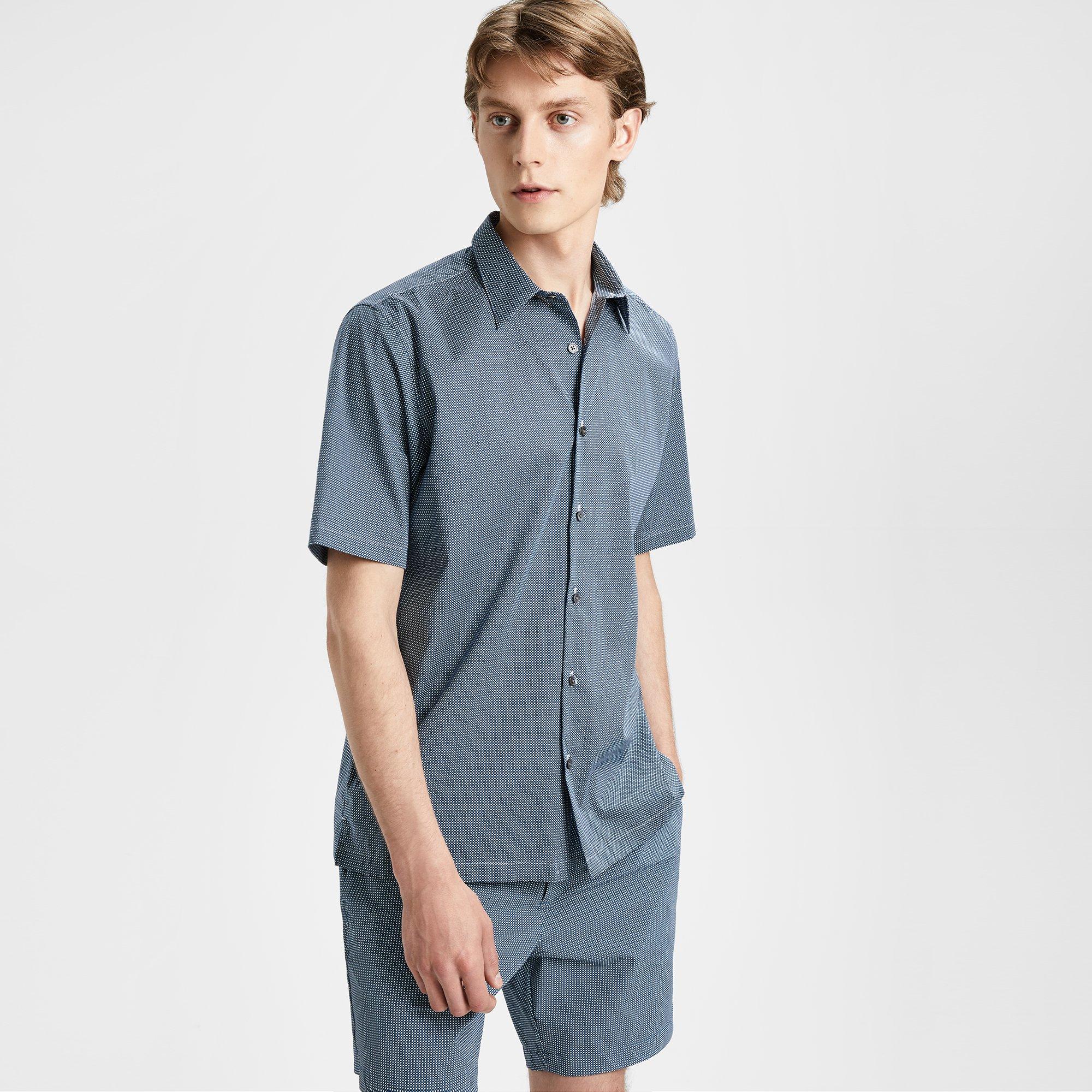 Disc-Print Shirt